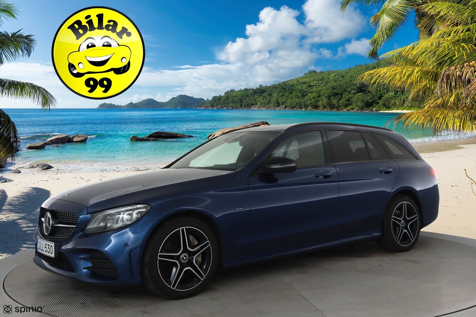 Mercedes-Benz C 2020 300 de T A Business AMG Edition EQ Power **Distronic+ / Multibeam / Koukku / P.kamera / Ruskeat nahat / Navi** - Suomi-auto / Kahdet renkaat aluvanteilla