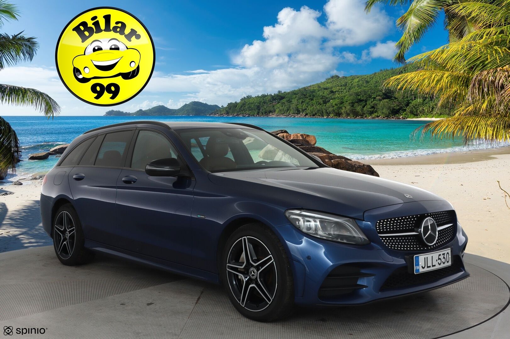 Mercedes-Benz C 2020 300 de T A Business AMG Edition EQ Power **Distronic+ / Multibeam / Koukku / P.kamera / Ruskeat nahat / Navi** - Suomi-auto / Kahdet renkaat aluvanteilla