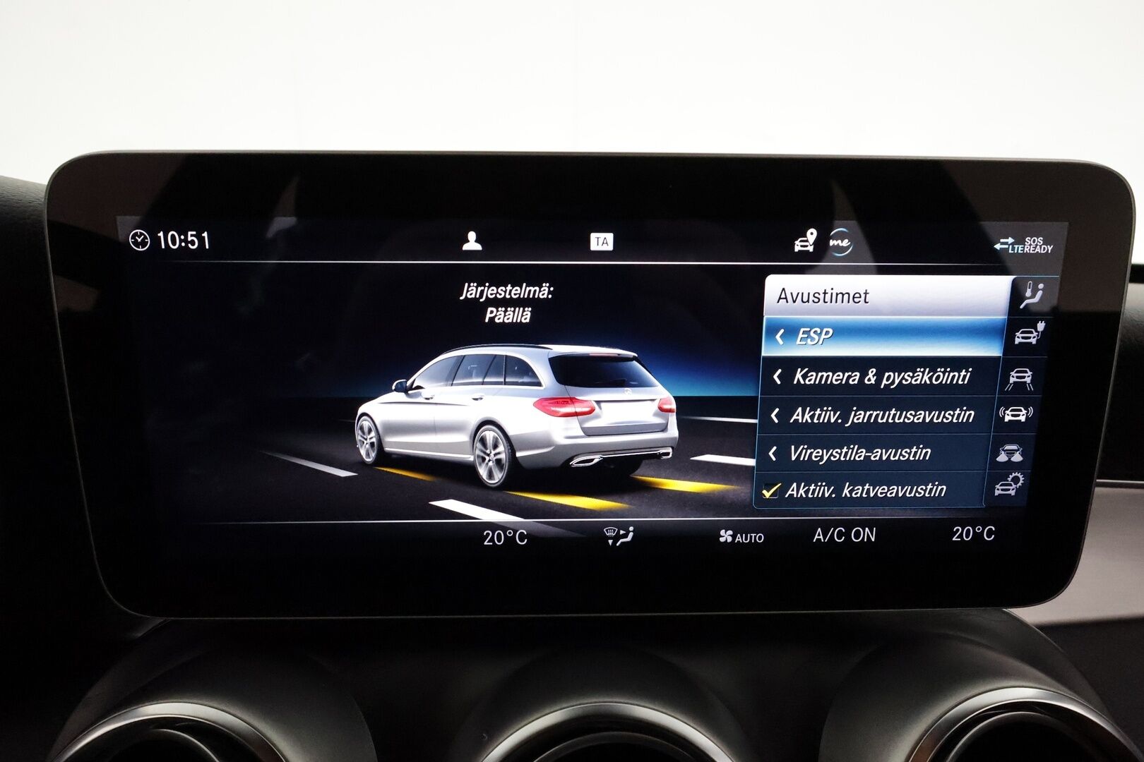 Mercedes-Benz C 2020 300 de T A Business AMG Edition EQ Power **Distronic+ / Multibeam / Koukku / P.kamera / Ruskeat nahat / Navi** - Suomi-auto / Kahdet renkaat aluvanteilla