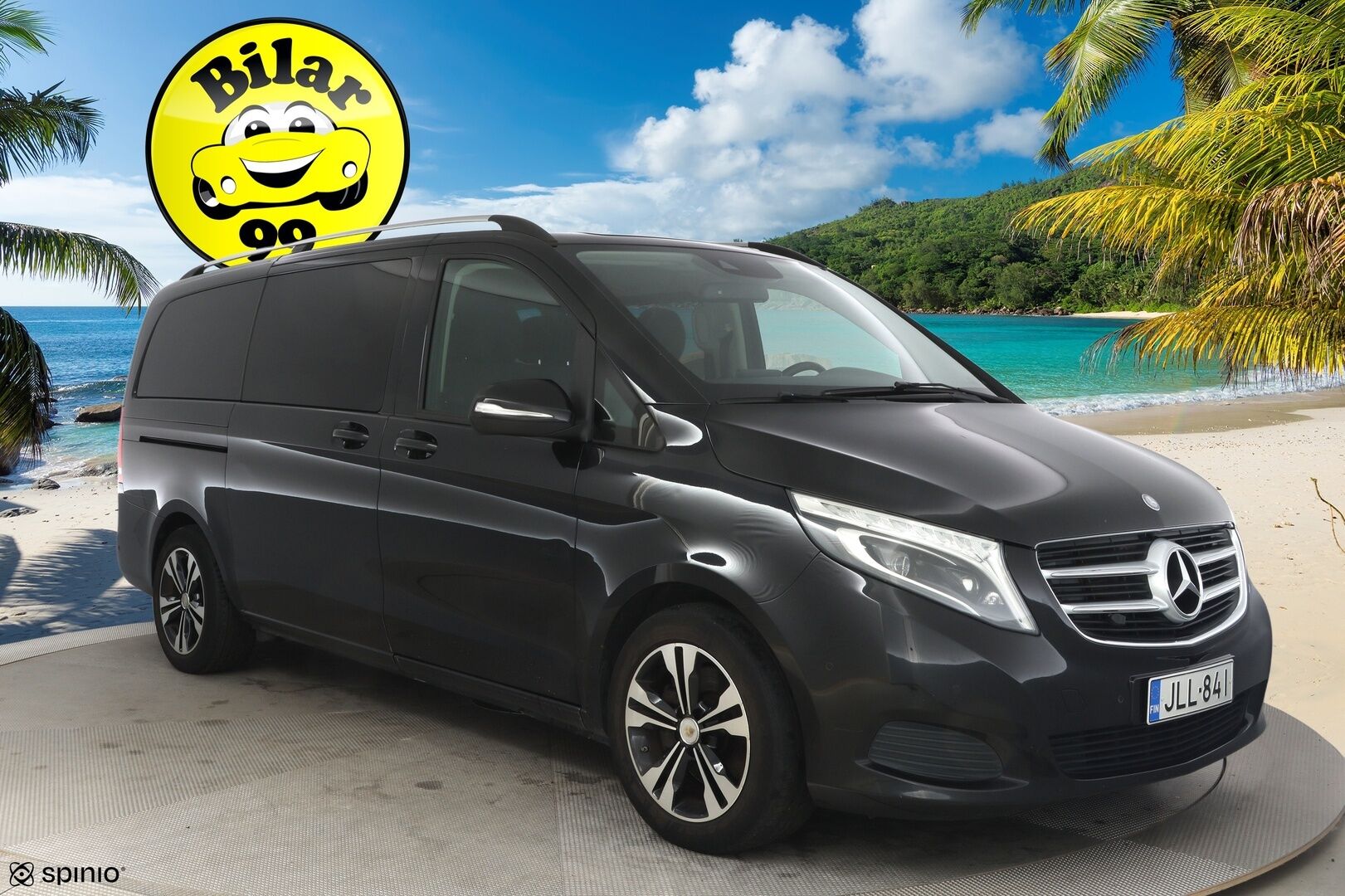 Mercedes-Benz V 2015 220 BlueTEC keskipitkä A2 8-Paikkainen * Webasto / P-Kamera / Vakionopeudensäädin / Tutkat edessä ja takana * - Uudet talvirenkaat / Juuri huollettu / Elokuussa katsastettu! *