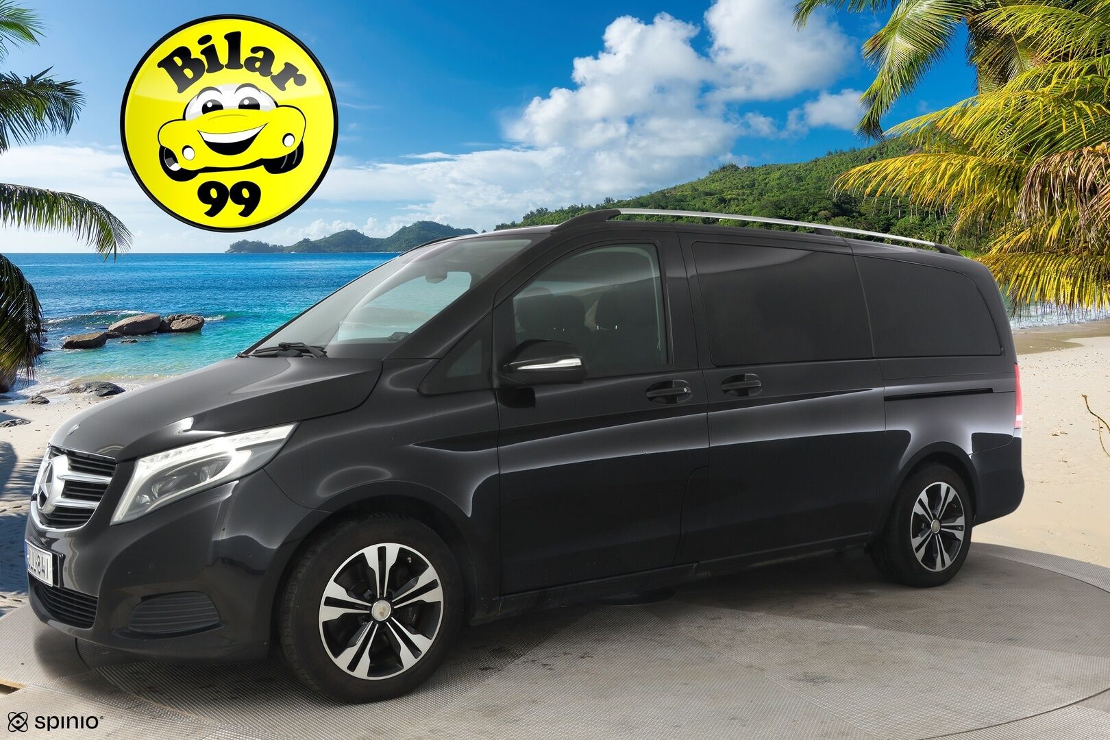 Mercedes-Benz V 2015 220 BlueTEC keskipitkä A2 8-Paikkainen * Webasto / P-Kamera / Vakionopeudensäädin / Tutkat edessä ja takana * - Uudet talvirenkaat / Juuri huollettu / Elokuussa katsastettu! *