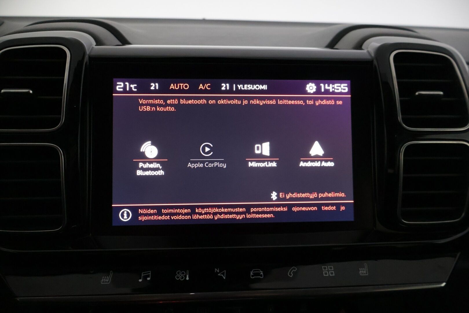 Citroen C5 Aircross 2020 PureTech 180 Feel EAT8 Automaatti* Kaistavahti / Digimittaristo / Tutkat * - *Luotettavalla ja paremmalla 1.6 tekniikalla / Merkkiliikkeen huoltohistoria *
