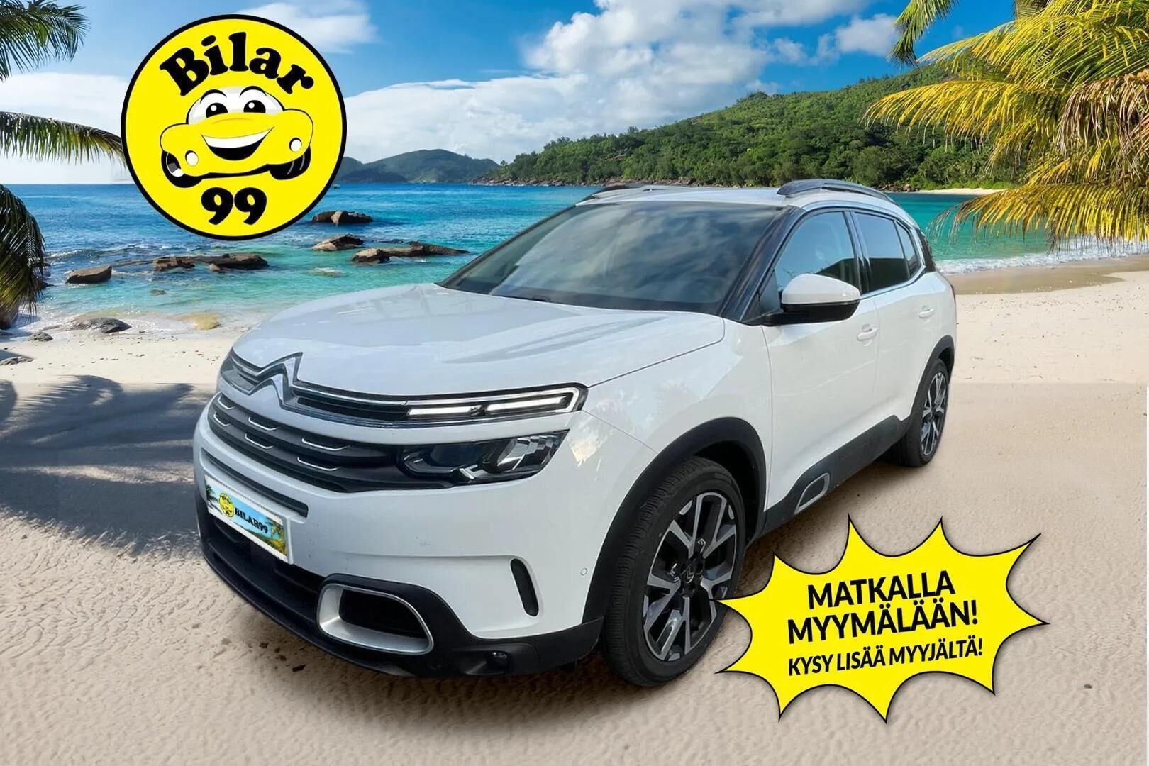 Citroen C5 Aircross 2019 PureTech 180 Feel EAT8 Automaatti* Kaistavahti / Digimittaristo / Tutkat * - *Tilava / hyvät kesä/talvirenkaat omilla alumiinivanteilla / Merkkiliikkeen huoltohistoria *