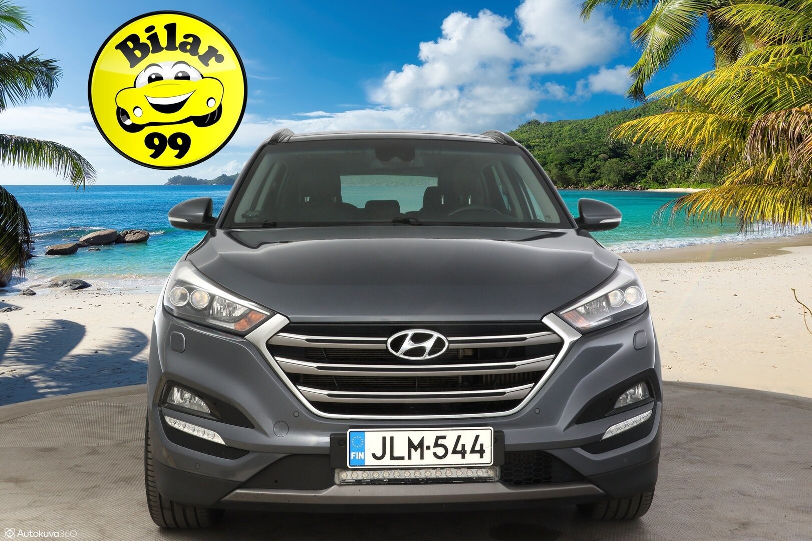 Hyundai Tucson 2016 1.6 T-GDI 4WD 7DCT-aut Premium * Panorama / Blis / Kaistavahti / lämmitettävät/tuuletettavat etupenkit /  Nahkapenkit * - * huippuvarusteet / Uusi tuulilasi / 2x vanteet ja hyvillä kumeilla *