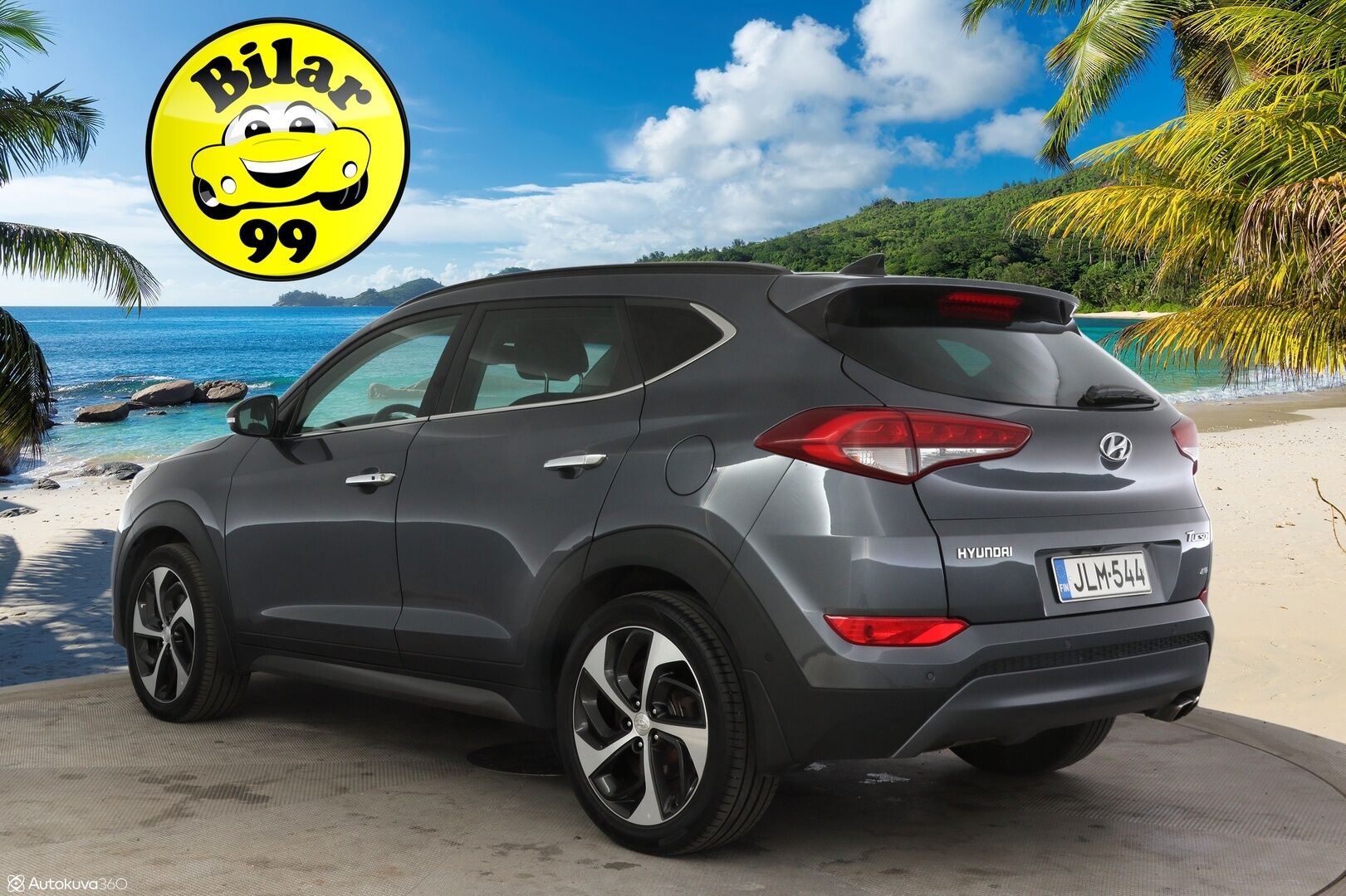 Hyundai Tucson 2016 1.6 T-GDI 4WD 7DCT-aut Premium * Panorama / Blis / Kaistavahti / lämmitettävät/tuuletettavat etupenkit /  Nahkapenkit * - * huippuvarusteet / Uusi tuulilasi / 2x vanteet ja hyvillä kumeilla *
