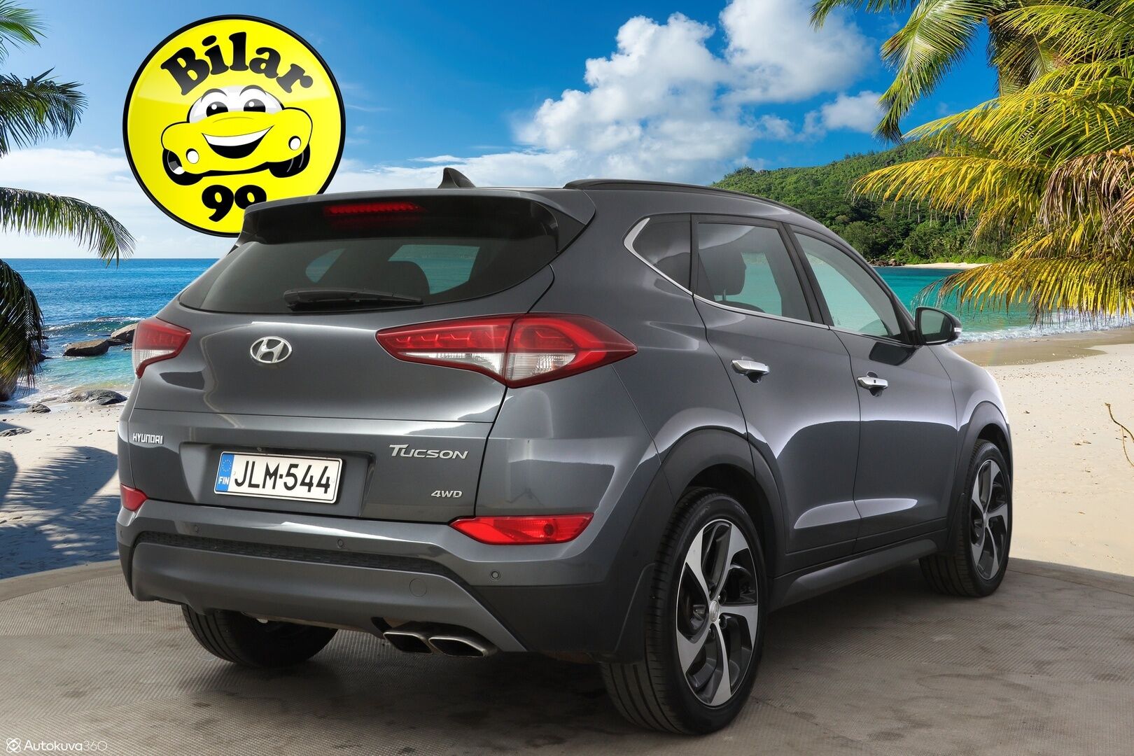 Hyundai Tucson 2016 1.6 T-GDI 4WD 7DCT-aut Premium * Panorama / Blis / Kaistavahti / lämmitettävät/tuuletettavat etupenkit /  Nahkapenkit * - * huippuvarusteet / Uusi tuulilasi / 2x vanteet ja hyvillä kumeilla *