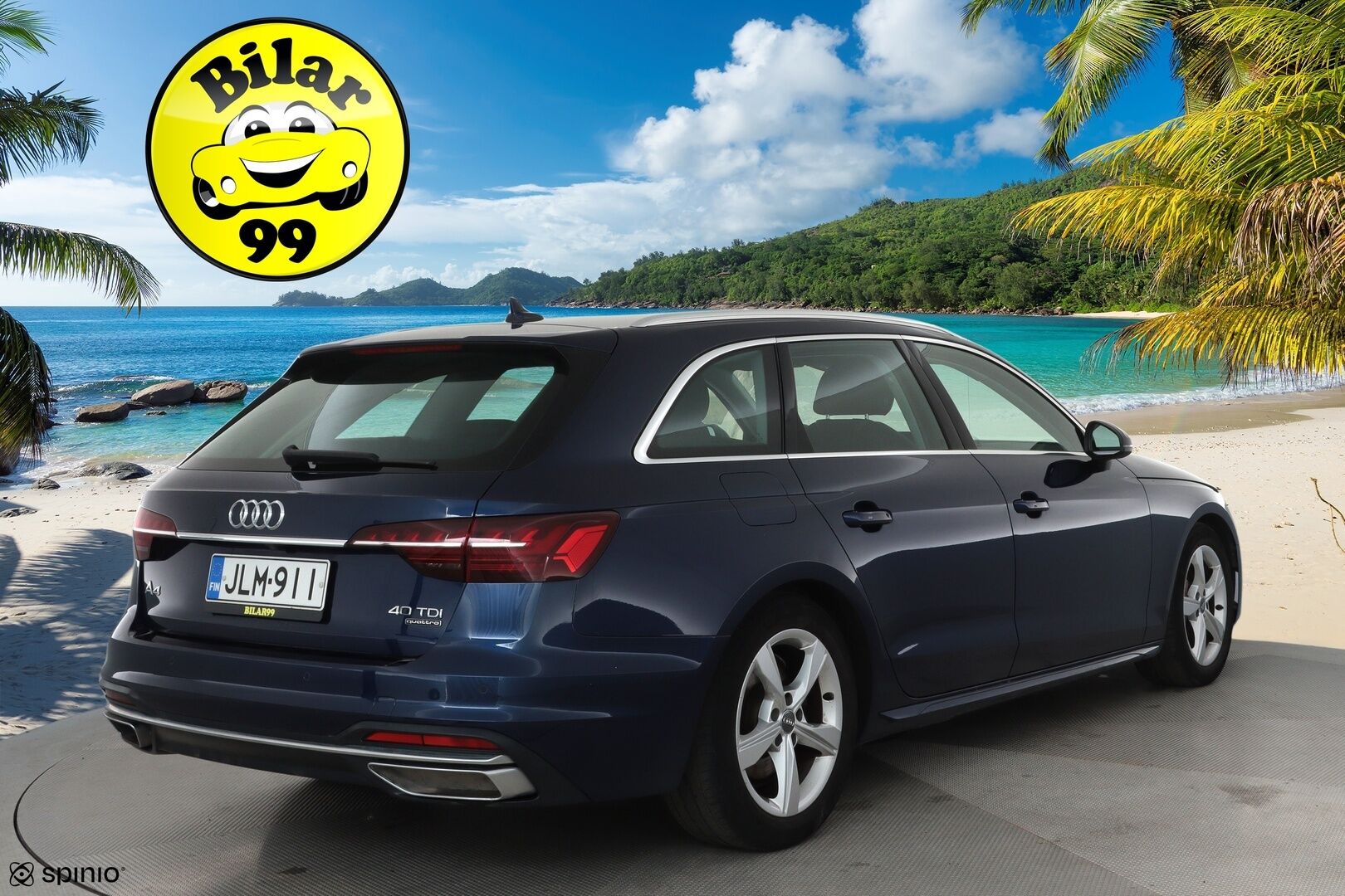 Audi A4 2020 Avant Business Advanced Comfort Edition 40 TDI 140 kW quattro S tronic **Webasto / Koukku / LED-valot / P.Kamera** - Suomi-auto / Kahdet Renkaat