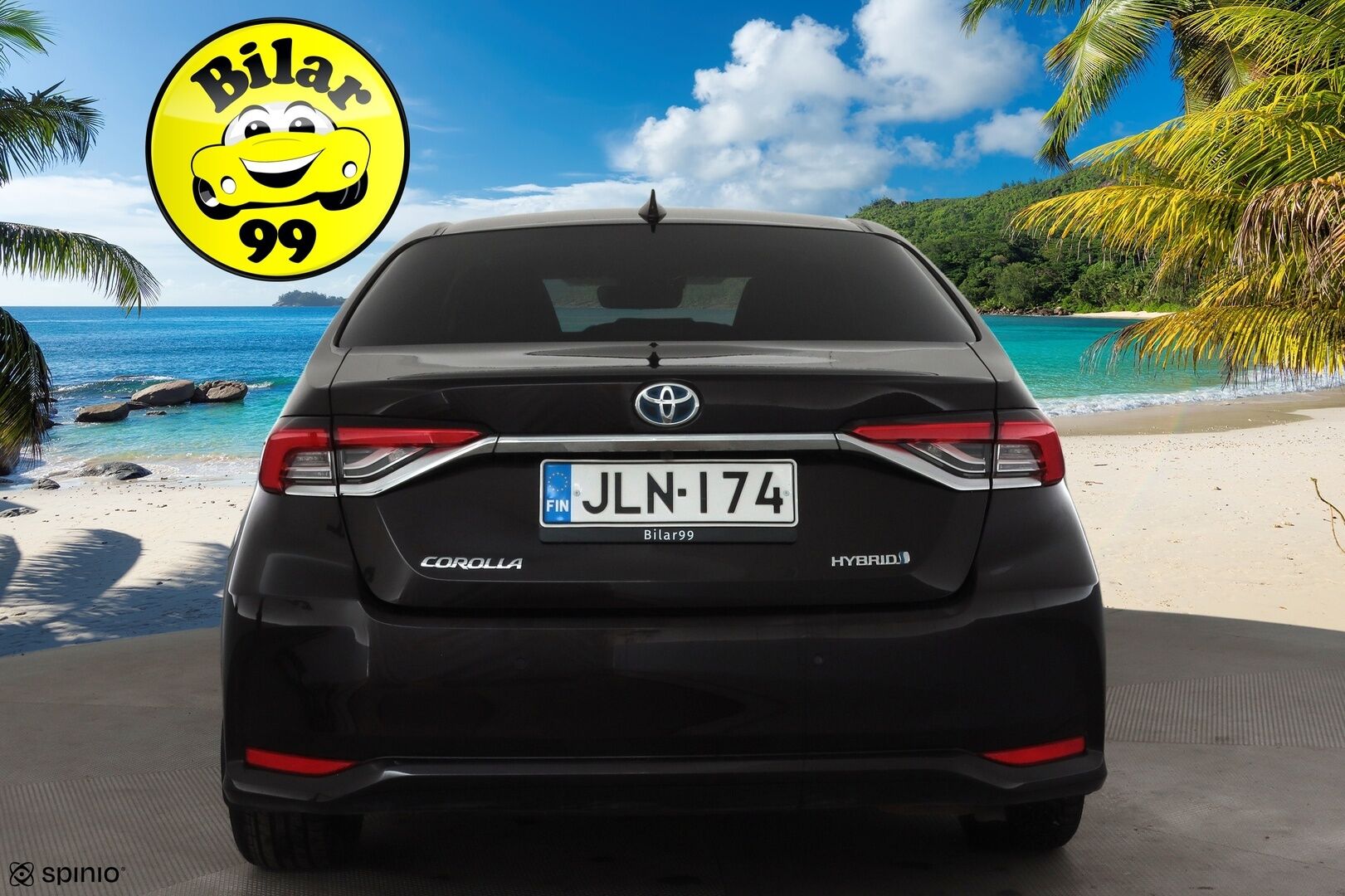 Toyota Corolla 2019 Sedan 1,8 Hybrid Style * ACC / LED / P.Kamera / Navi / Kaistavahti / Keyless * - Suomi-auto / Kahdet renkaat aluvanteilla / Merkkihuollot