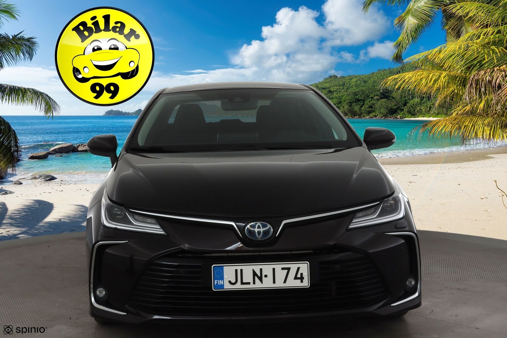 Toyota Corolla 2019 Sedan 1,8 Hybrid Style * ACC / LED / P.Kamera / Navi / Kaistavahti / Keyless * - Suomi-auto / Kahdet renkaat aluvanteilla / Merkkihuollot
