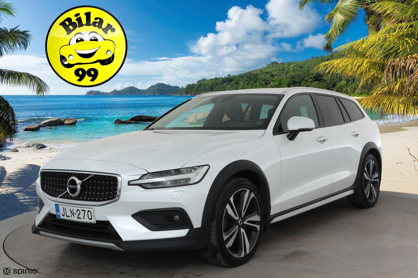 Volvo V60 Cross Country 2020 D4 AWD Business aut **Adapt.vakkari / Full LED / Webasto / Koukku / P.kamera / KeylessGo / Digimittaristo / Nahat** - Suomi-auto / Merkkihuollettu / Kahdet renkaat aluvanteilla