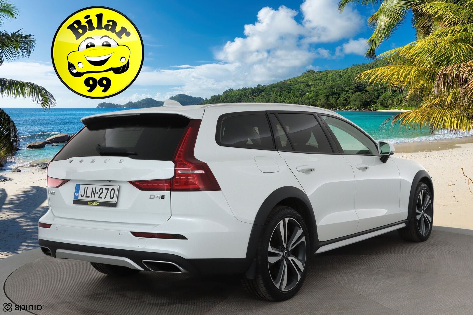 Volvo V60 Cross Country 2020 D4 AWD Business aut **Adapt.vakkari / Full LED / Webasto / Koukku / P.kamera / KeylessGo / Digimittaristo / Nahat** - Suomi-auto / Merkkihuollettu / Kahdet renkaat aluvanteilla