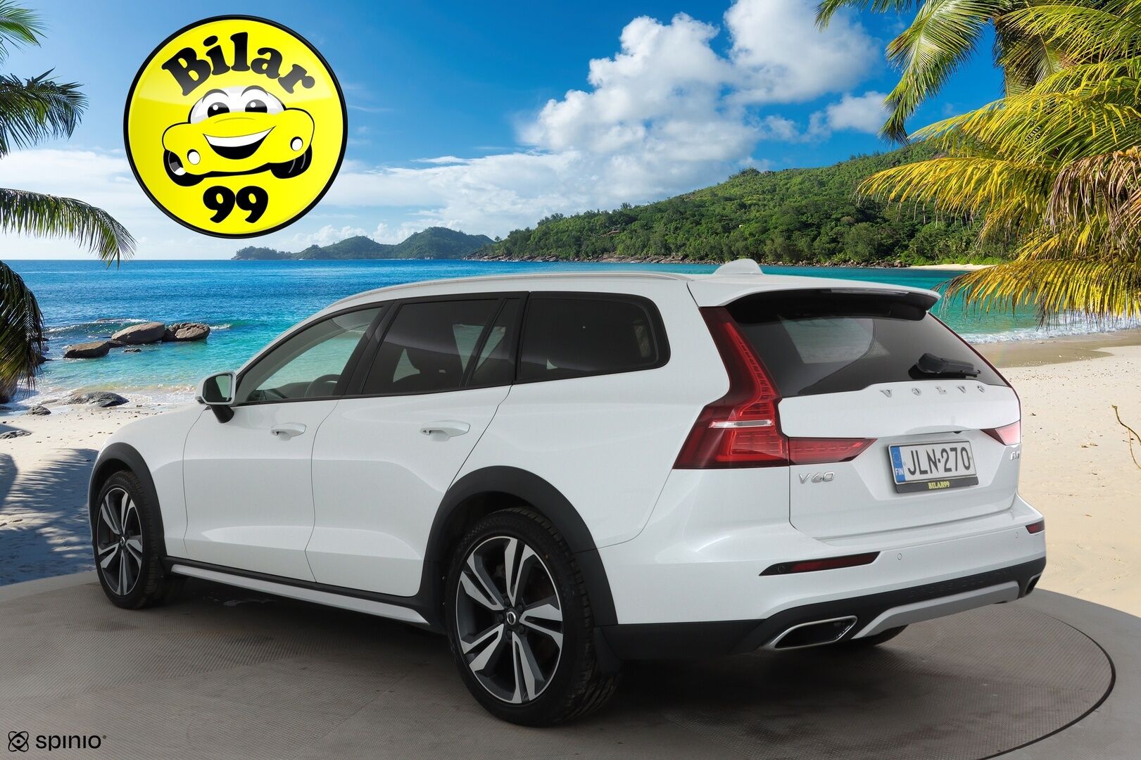 Volvo V60 Cross Country 2020 D4 AWD Business aut **Adapt.vakkari / Full LED / Webasto / Koukku / P.kamera / KeylessGo / Digimittaristo / Nahat** - Suomi-auto / Merkkihuollettu / Kahdet renkaat aluvanteilla