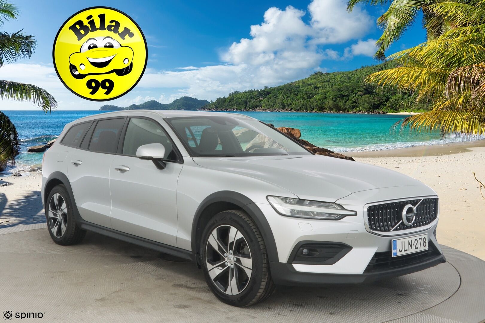 Volvo V60 Cross Country 2019 D4 AWD aut **Nahkasisusta / Sporttipenkit muistilla / VoC / ACC / 360 kamerat / Koukku ** - Hyvä huoltohistoria! / Jakohihna tehty 2024 - HULLUT AVAJAISHULINAT KORKOTARJOUS 3,29 %