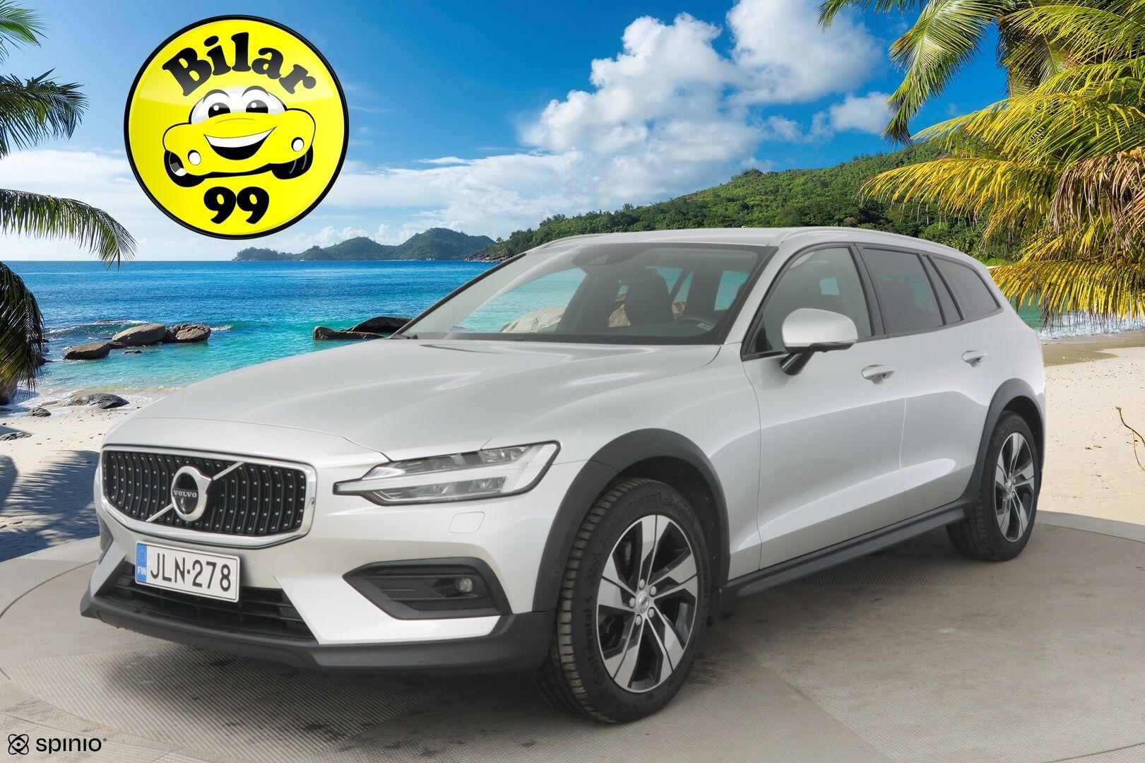 Volvo V60 Cross Country 2019 D4 AWD aut **Nahkasisusta / Sporttipenkit muistilla / VoC / ACC / 360 kamerat / Koukku ** - Hyvä huoltohistoria! / Jakohihna tehty 2024 - HULLUT AVAJAISHULINAT KORKOTARJOUS 3,29 %