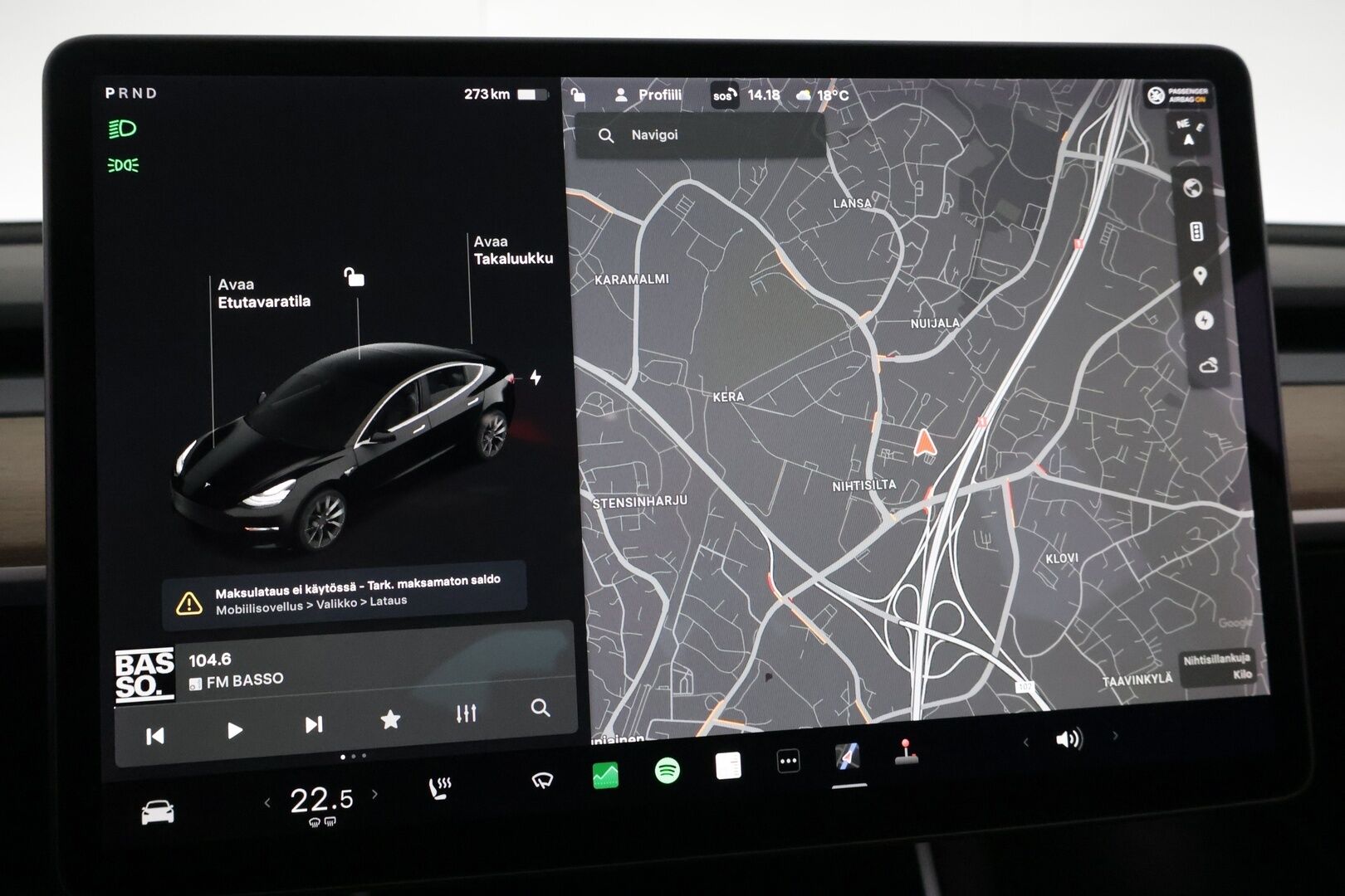Tesla Model 3 2019 Performance - */ Suomi-auto / Äänieristetty / Sähkökäyttöinen Frunk / Autopilot / Premium Audio / 2x renkaat / Juuri saapunut /*