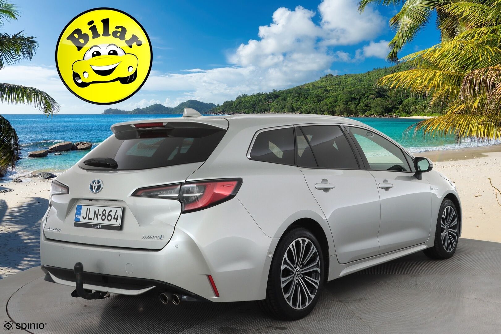 Toyota Corolla 2019 Touring Sports 2,0 Hybrid Style - | Koukku | ACC | LED | Kamera | Sisätilanlämmitin | Navi | Kaistavahti | Keyless | Apple&Android | Suomi-auto | Kahdet renkaat alumiinivanteilla | Kattava huoltohistoria!