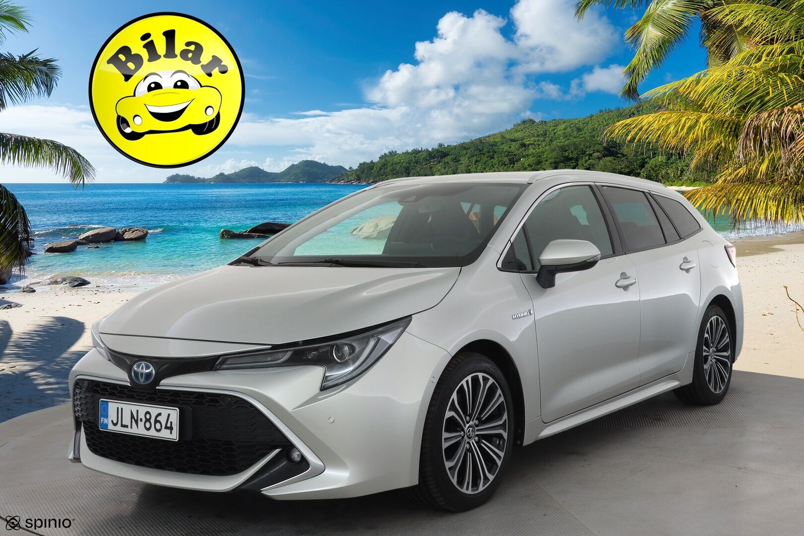Toyota Corolla 2019 Touring Sports 2,0 Hybrid Style - | Koukku | ACC | LED | Kamera | Sisätilanlämmitin | Navi | Kaistavahti | Keyless | Apple&Android | Suomi-auto | Kahdet renkaat alumiinivanteilla | Kattava huoltohistoria!