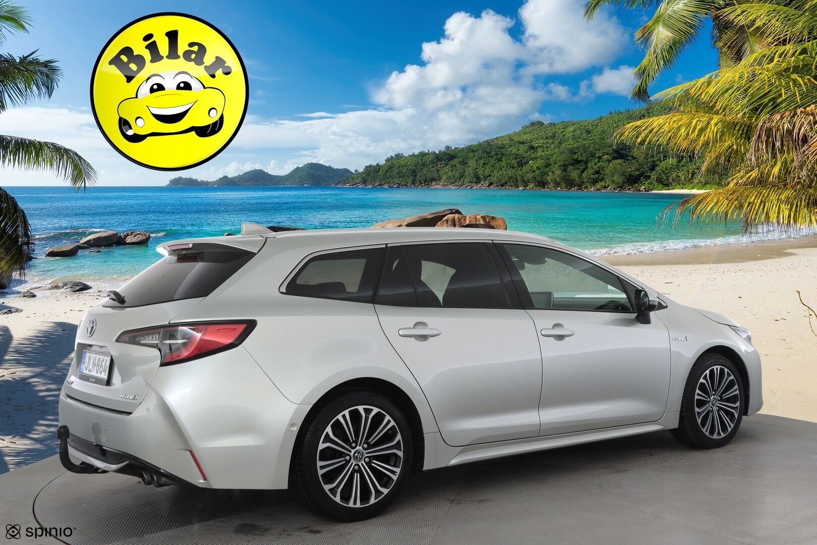 Toyota Corolla 2019 Touring Sports 2,0 Hybrid Style - | Koukku | ACC | LED | Kamera | Sisätilanlämmitin | Navi | Kaistavahti | Keyless | Apple&Android | Suomi-auto | Kahdet renkaat alumiinivanteilla | Kattava huoltohistoria!