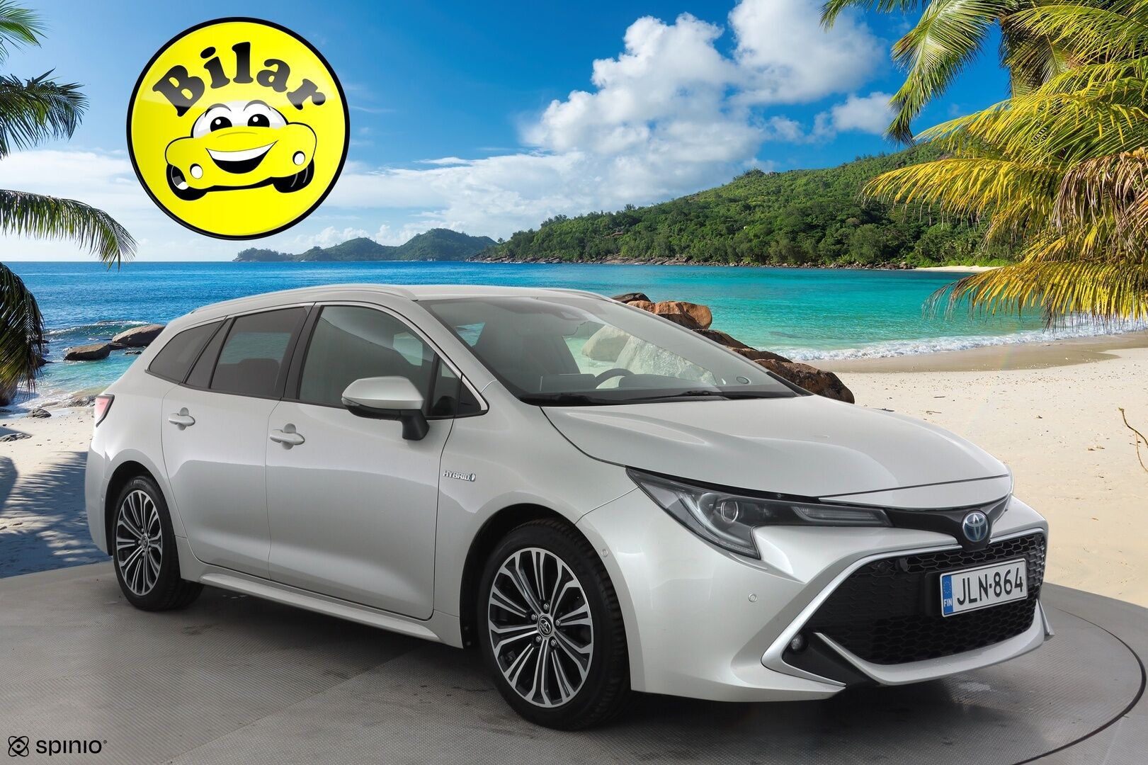 Toyota Corolla 2019 Touring Sports 2,0 Hybrid Style - | Koukku | ACC | LED | Kamera | Sisätilanlämmitin | Navi | Kaistavahti | Keyless | Apple&Android | Suomi-auto | Kahdet renkaat alumiinivanteilla | Kattava huoltohistoria!