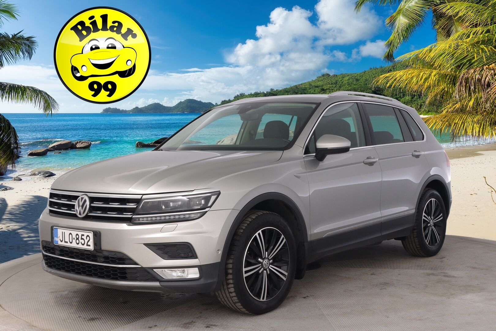Volkswagen Tiguan 2017 Highline 2,0 TDI SCR 140 kW 4MOTION DSG * ACC / Webasto / Digimittaristo / Vaaleat muistinahat / Koukku / Dynaudio * - 2 Alut / P.kamera / KeyLessGo / Dynaamiset Ledit 