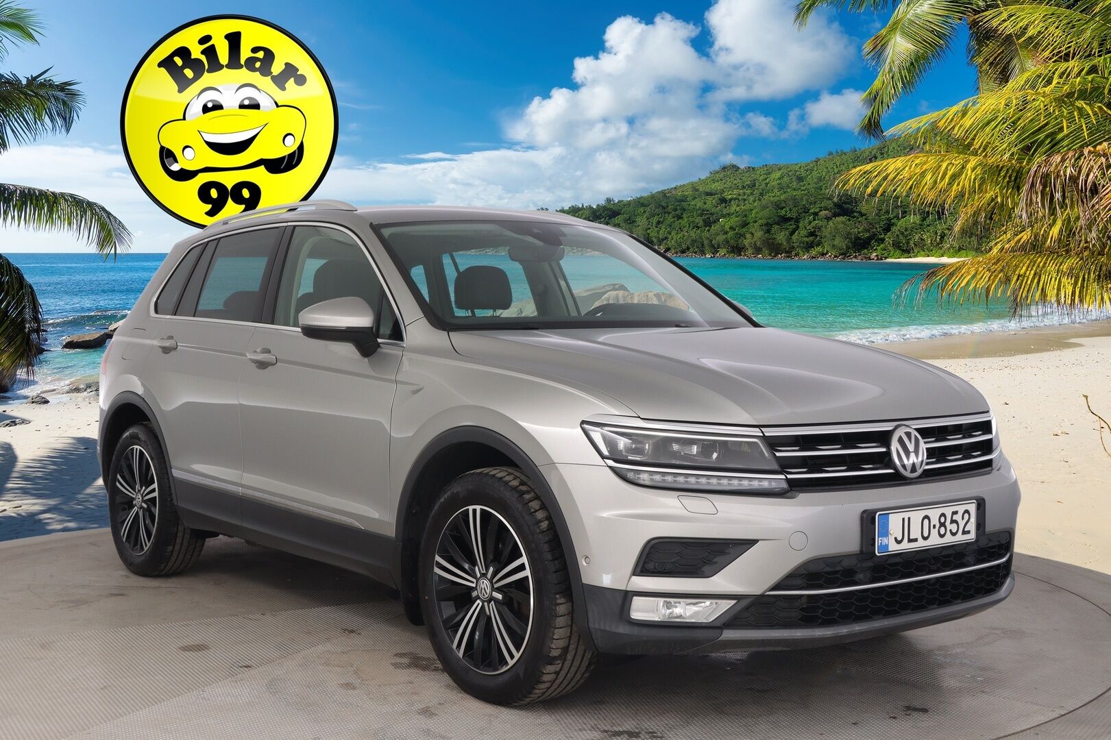 Volkswagen Tiguan 2017 Highline 2,0 TDI SCR 140 kW 4MOTION DSG * ACC / Webasto / Digimittaristo / Vaaleat muistinahat / Koukku / Dynaudio * - 2 Alut / P.kamera / KeyLessGo / Dynaamiset Ledit 