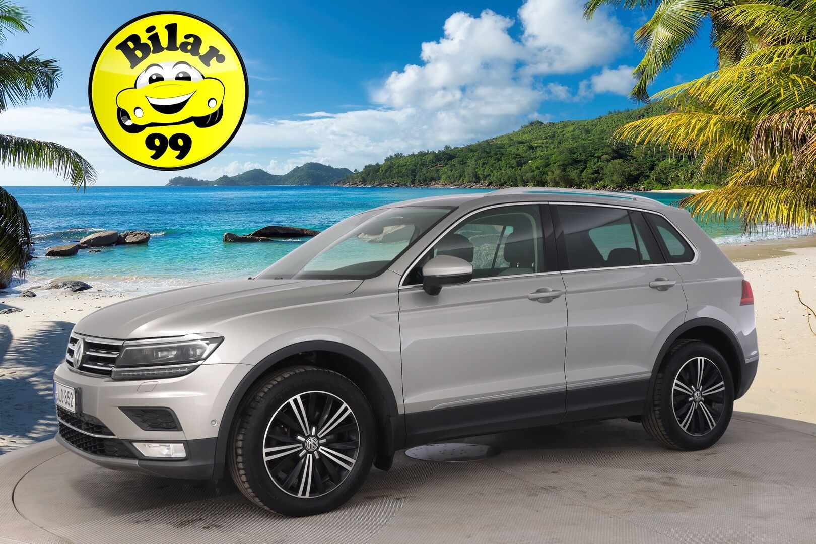 Volkswagen Tiguan 2017 Highline 2,0 TDI SCR 140 kW 4MOTION DSG * ACC / Webasto / Digimittaristo / Vaaleat muistinahat / Koukku / Dynaudio * - 2 Alut / P.kamera / KeyLessGo / Dynaamiset Ledit 