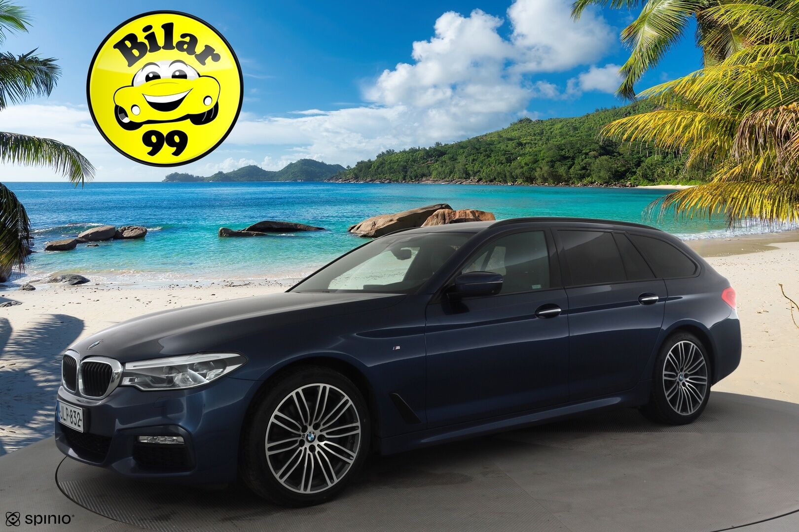 BMW 520 2018 G31 Touring 520d A xDrive Business Comfort M Sport * Webasto / HiFi / Sporttinahat / Vetokoukku / Adapt.LED / HUD / ShadowLine - 360-Kamera / Navi / 2x Renkaat aluvantein / Huippusiisti! - HULLUT JOULUT KORKOTARJOUS 2,49% 