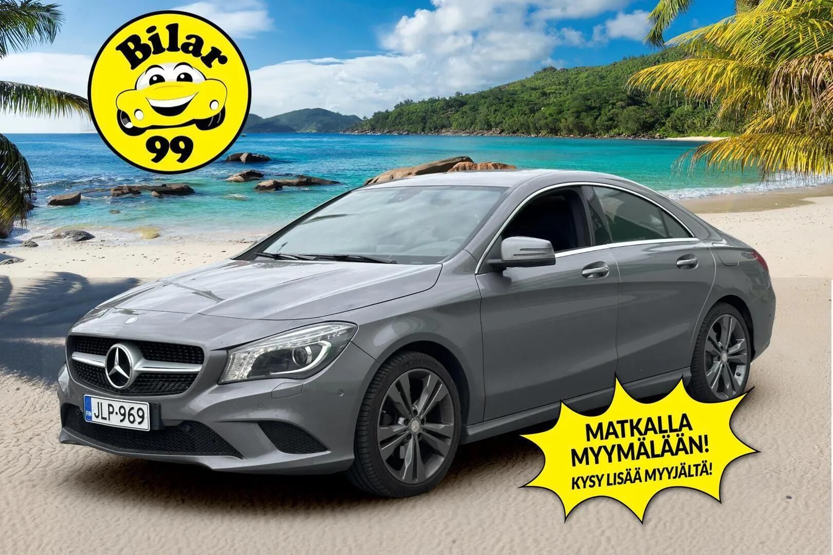 Mercedes-Benz CLA 2015 180 Sedan / Bi-Xenon / P-Tutkat / Vakkari / Navi / Bluetooth - Juuri huollettu ja katsastettu! / Hyvät kesä- ja talvirenkaat!