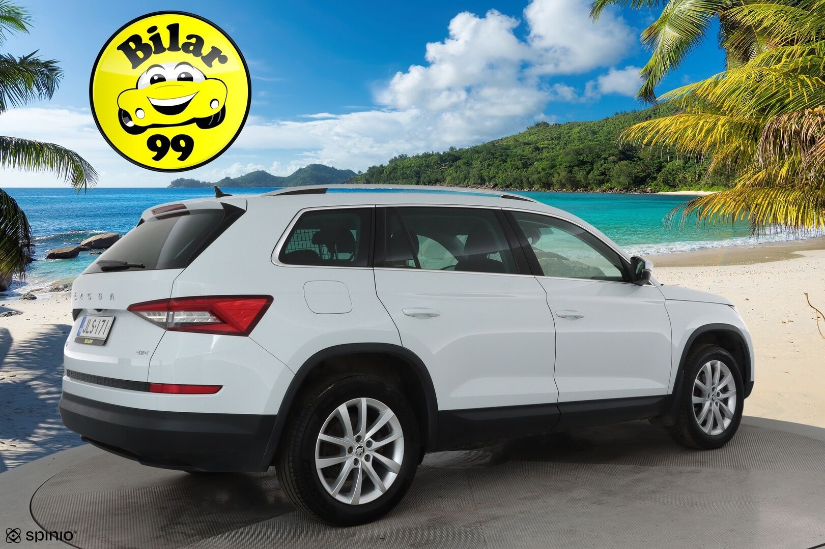 Skoda Kodiaq 2021 2,0 TDI 150 4x4 Ambition BusinessLine DSG Autom. **Webasto / Koukku / Adapt.Vakkari / P.kamera / LED-valot / Navi** - 1-om Suomi-auto / Kahdet Renkaat