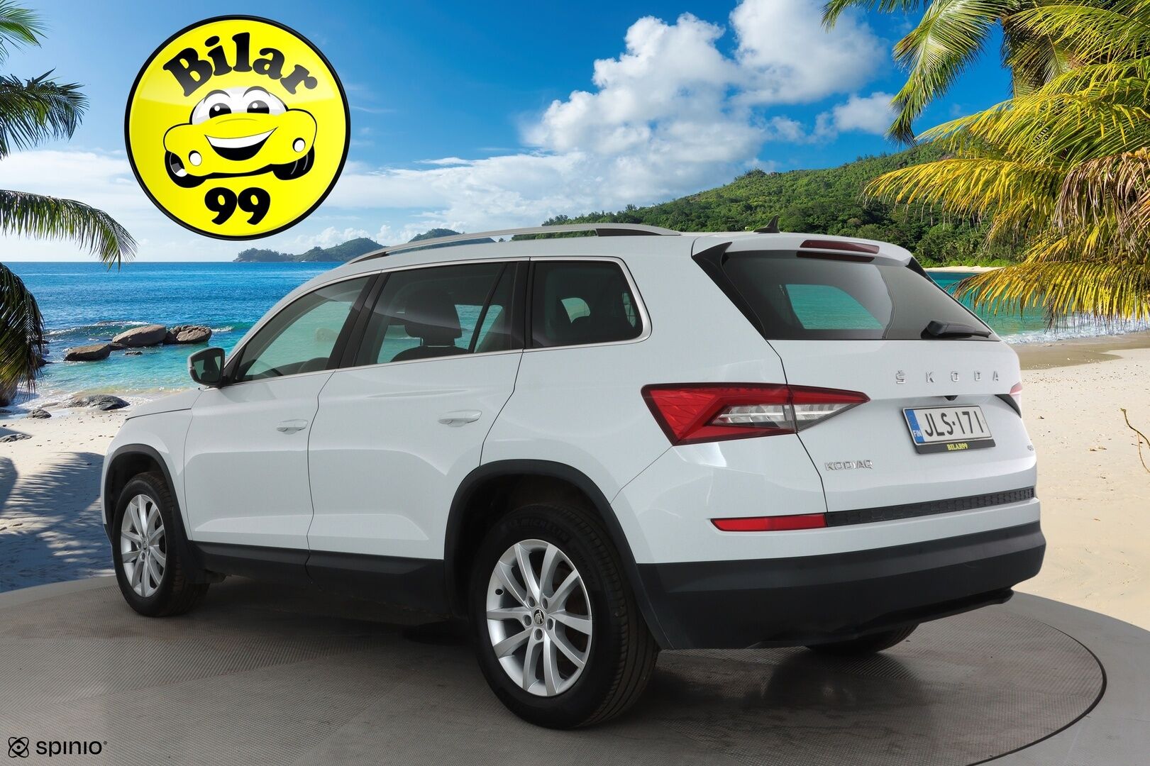 Skoda Kodiaq 2021 2,0 TDI 150 4x4 Ambition BusinessLine DSG Autom. **Webasto / Koukku / Adapt.Vakkari / P.kamera / LED-valot / Navi** - 1-om Suomi-auto / Kahdet Renkaat