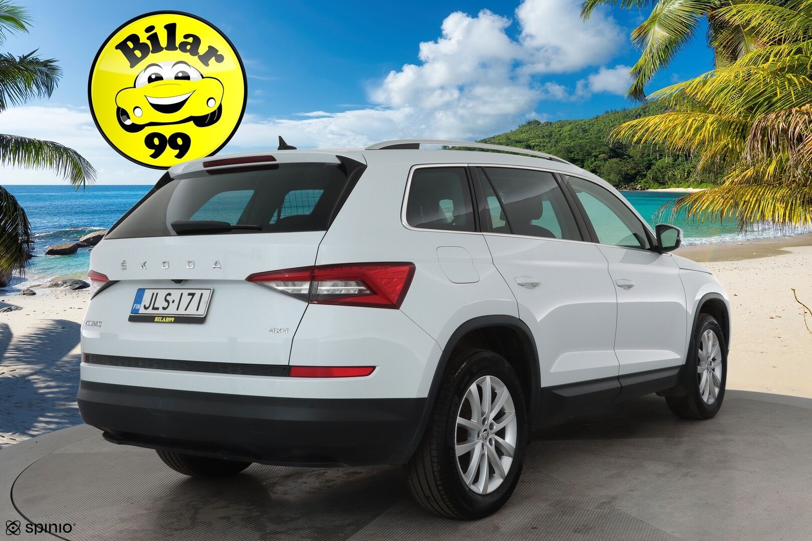 Skoda Kodiaq 2021 2,0 TDI 150 4x4 Ambition BusinessLine DSG Autom. **Webasto / Koukku / Adapt.Vakkari / P.kamera / LED-valot / Navi** - 1-om Suomi-auto / Kahdet Renkaat