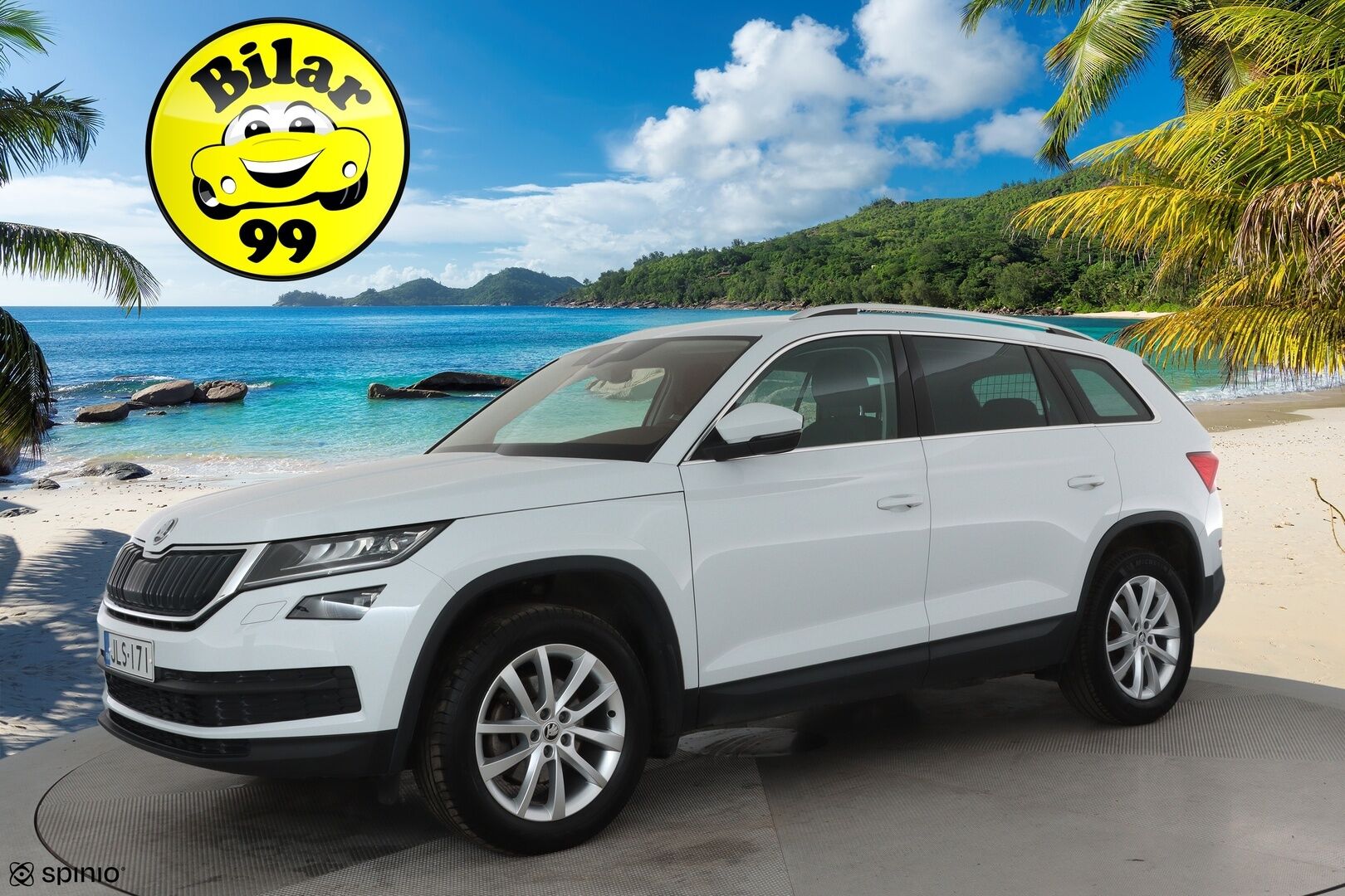 Skoda Kodiaq 2021 2,0 TDI 150 4x4 Ambition BusinessLine DSG Autom. **Webasto / Koukku / Adapt.Vakkari / P.kamera / LED-valot / Navi** - 1-om Suomi-auto / Kahdet Renkaat