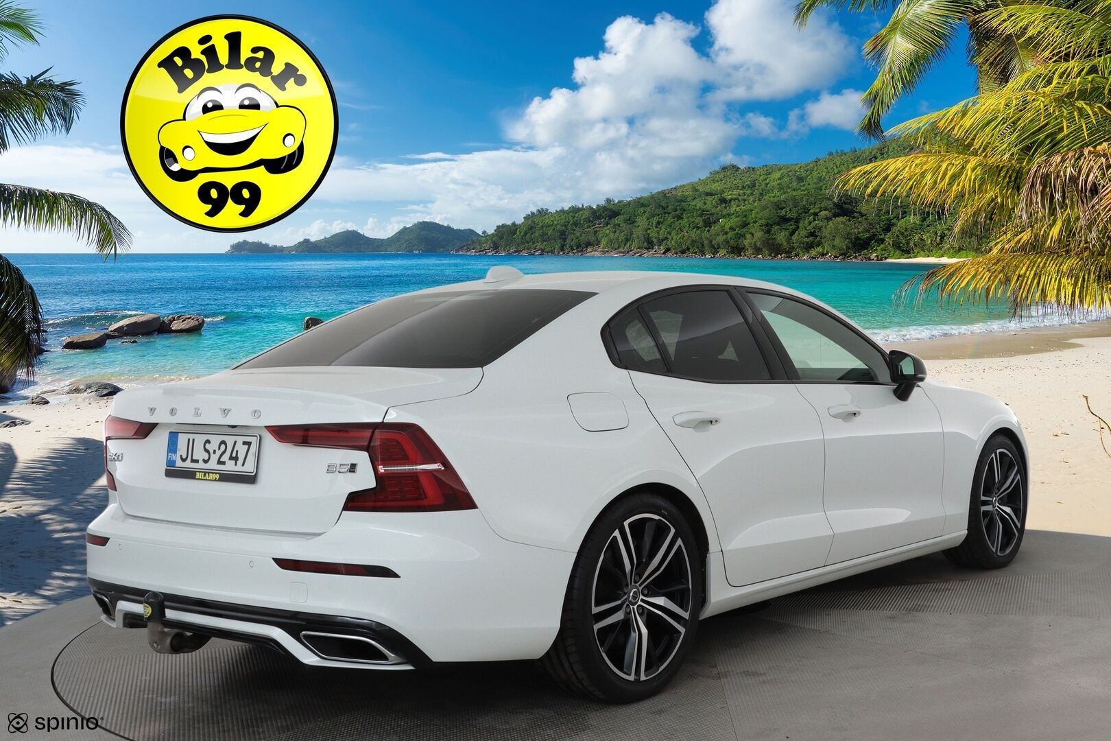 Volvo S60 2021 B5 AWD MHEV Business R-Design aut **Adapt.vakkari / Muistipenkki / Full LED / Koukku / H&K / P.kamera** - Suomi-auto / Kahdet renkaat aluvanteilla / Digimittaristo / Puolinahat / Sporttipenkit / Penkinlämmittimet takana / Ratin lämmitin / BLIS / Webasto