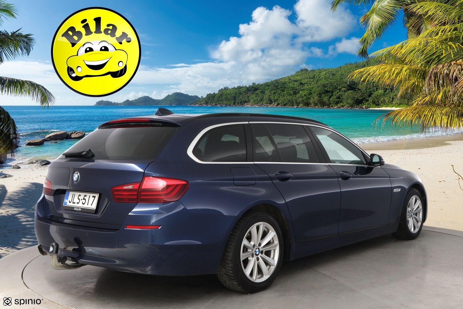 BMW 520 2017 F11 Touring 520d A Business* Webasto / Nahkasisusta / Vetokoukku / Prof.navi / Sähköluukku / Ratinlämmitin * - Webasto / Ei adblue! / Prof. Navi / Sporttinahat / Koukku