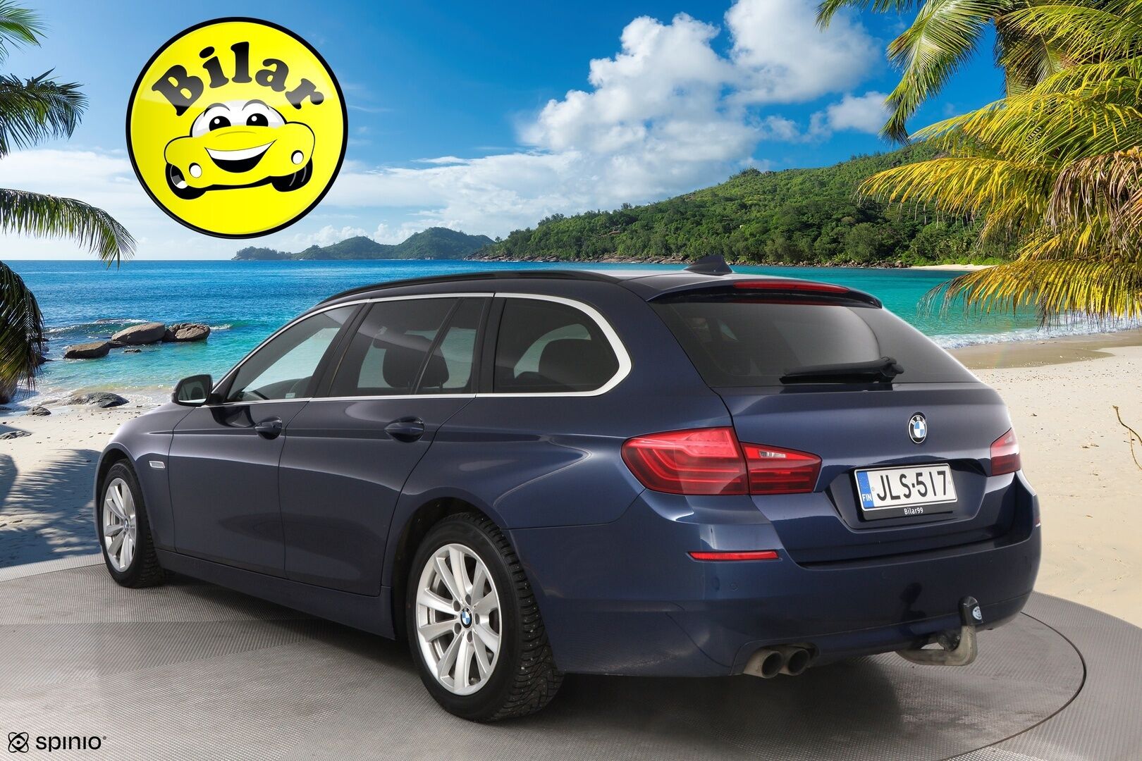 BMW 520 2017 F11 Touring 520d A Business* Webasto / Nahkasisusta / Vetokoukku / Prof.navi / Sähköluukku / Ratinlämmitin * - Webasto / Ei adblue! / Prof. Navi / Sporttinahat / Koukku