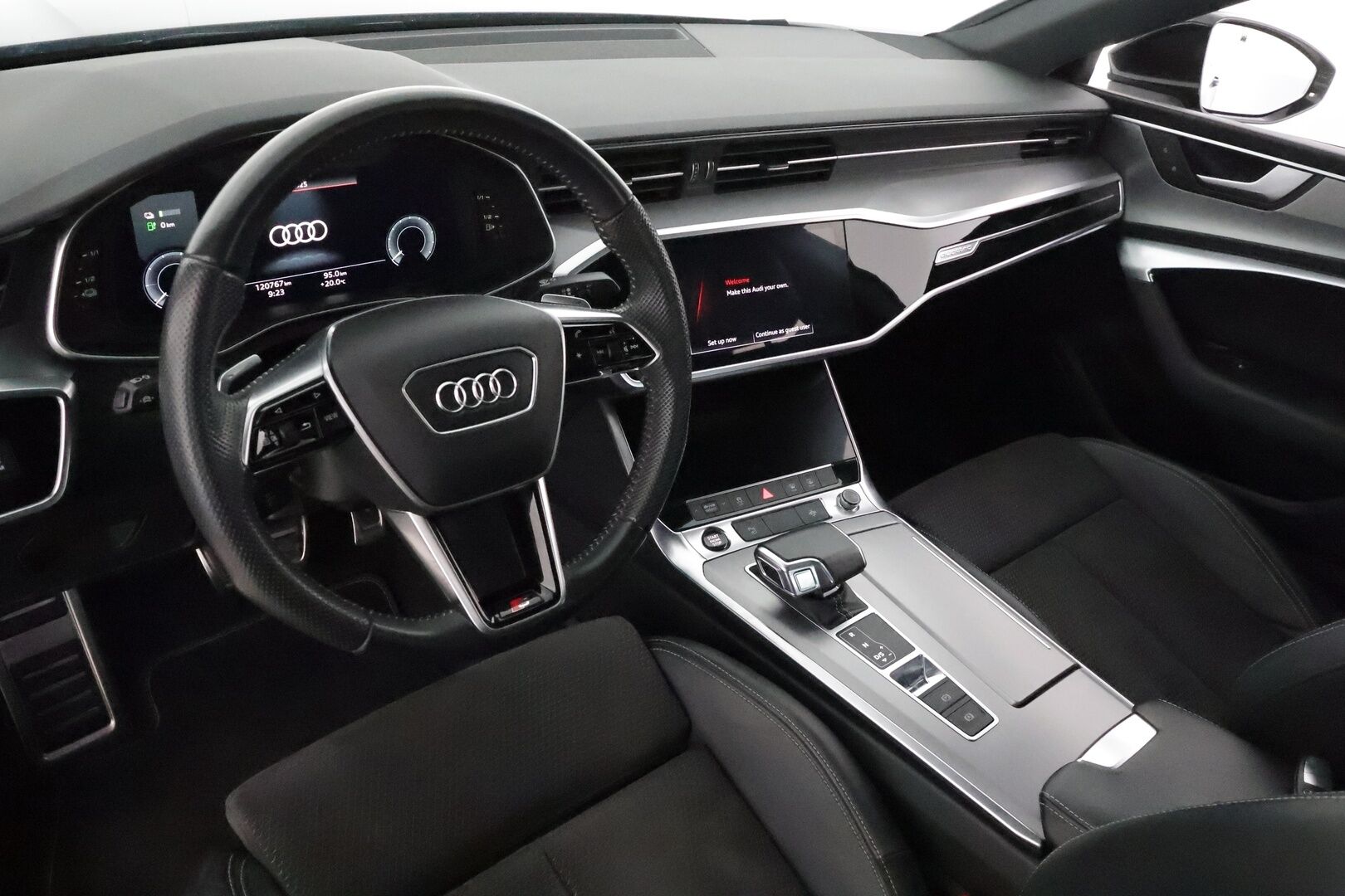 Audi A7 2021 Business Sport S-Line 50 TFSI e quattro S tronic **Vakkari / Matrix LED / P.kamera / Digimittaristo / Navi / Lasikattoluukku** - 3,99 % KORKOTARJOUS TÄHÄN AUTOON - 1.Om Suomi-auto / Akku kuntotarkastettettu / Kahdet renkaat aluvanteilla / Merkkihuollettu / Nahka-Alcantara / Sporttipenkit