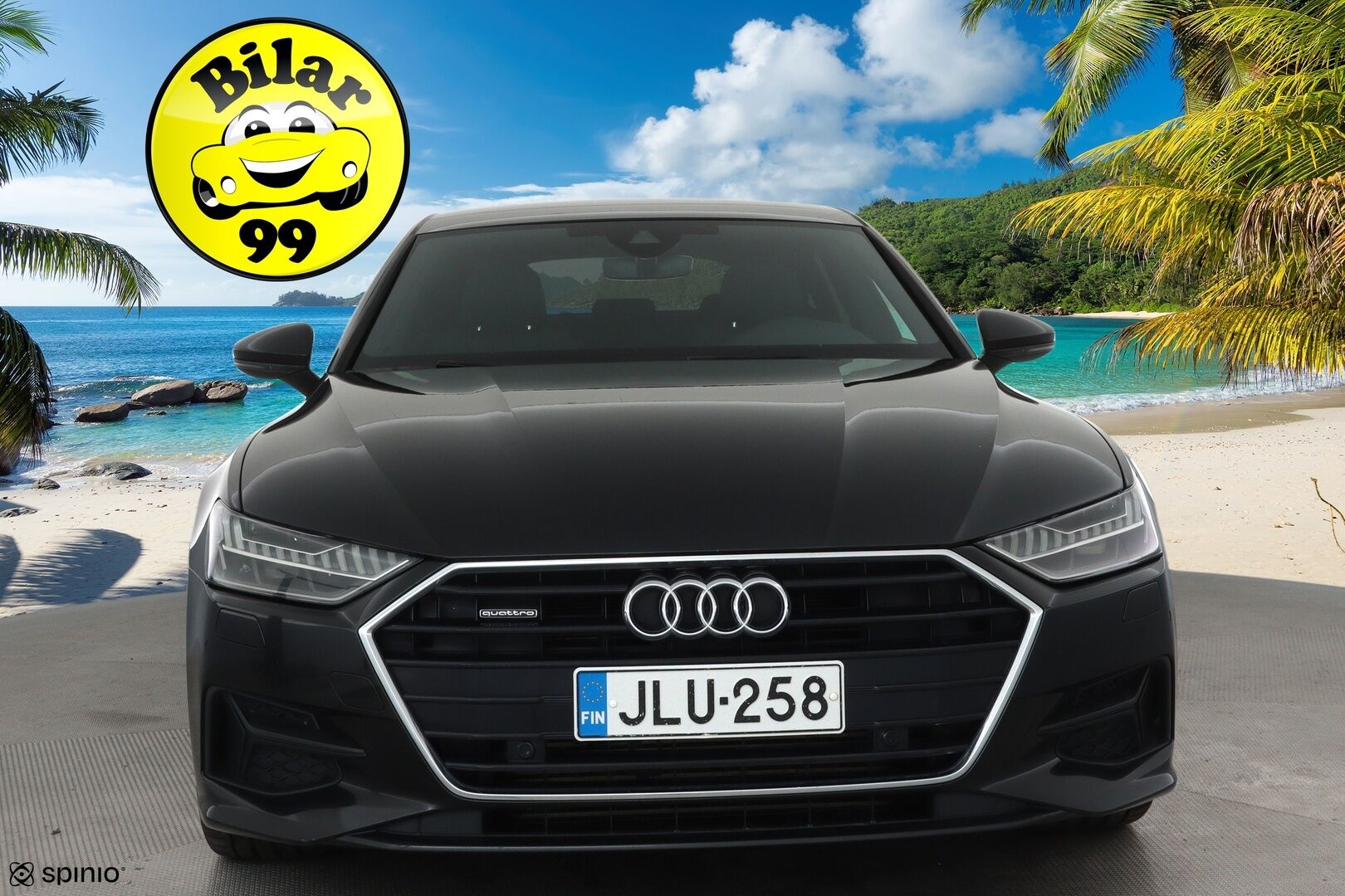 Audi A7 2021 Business Sport S-Line 50 TFSI e quattro S tronic **Vakkari / Matrix LED / P.kamera / Digimittaristo / Navi / Lasikattoluukku** - 3,99 % KORKOTARJOUS TÄHÄN AUTOON - 1.Om Suomi-auto / Akku kuntotarkastettettu / Kahdet renkaat aluvanteilla / Merkkihuollettu / Nahka-Alcantara / Sporttipenkit
