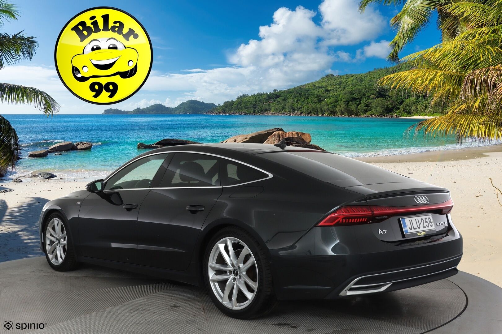 Audi A7 2021 Business Sport S-Line 50 TFSI e quattro S tronic **Vakkari / Matrix LED / P.kamera / Digimittaristo / Navi / Lasikattoluukku** - 3,99 % KORKOTARJOUS TÄHÄN AUTOON - 1.Om Suomi-auto / Akku kuntotarkastettettu / Kahdet renkaat aluvanteilla / Merkkihuollettu / Nahka-Alcantara / Sporttipenkit