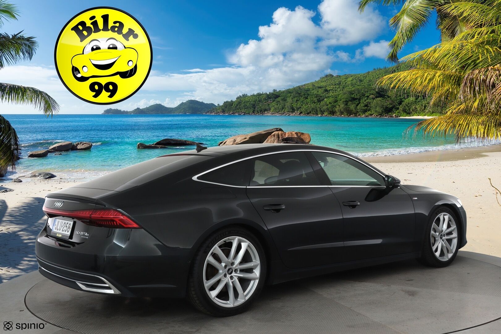 Audi A7 2021 Business Sport S-Line 50 TFSI e quattro S tronic **Vakkari / Matrix LED / P.kamera / Digimittaristo / Navi / Lasikattoluukku** - 3,99 % KORKOTARJOUS TÄHÄN AUTOON - 1.Om Suomi-auto / Akku kuntotarkastettettu / Kahdet renkaat aluvanteilla / Merkkihuollettu / Nahka-Alcantara / Sporttipenkit