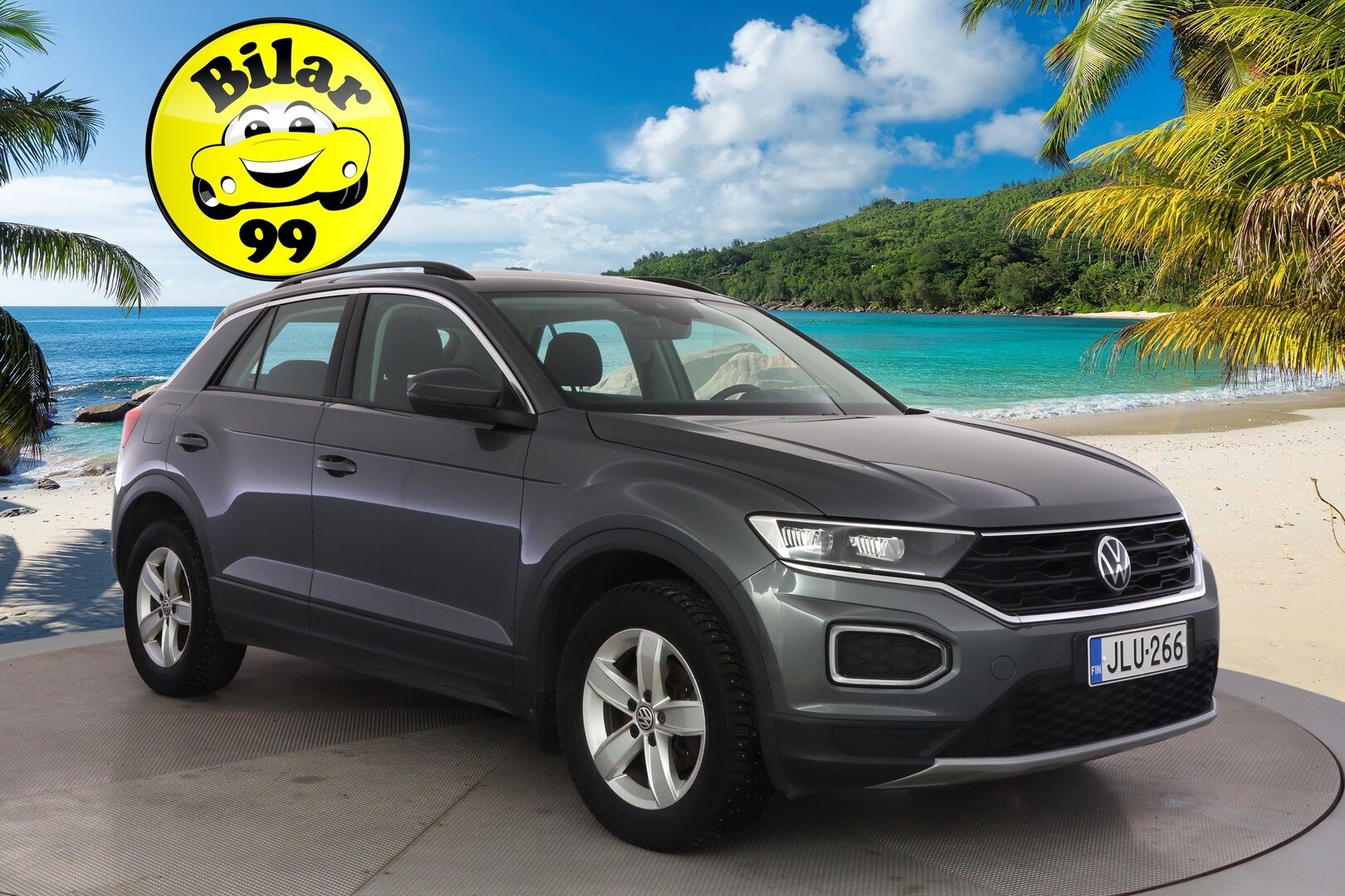 Volkswagen T-Roc 2020 Style 1,5 TSI EVO 110 kW DSG-automaatti ** Webasto / Adapt.vak / Koukku / LaneAssist / LED / AppConnect / Ratinlämmitys* - 2-omisteinen Suomi-auto / hyvin varusteltu! - HULLUT VÄLIPÄIVÄT KORKOTARJOUS 2,49%