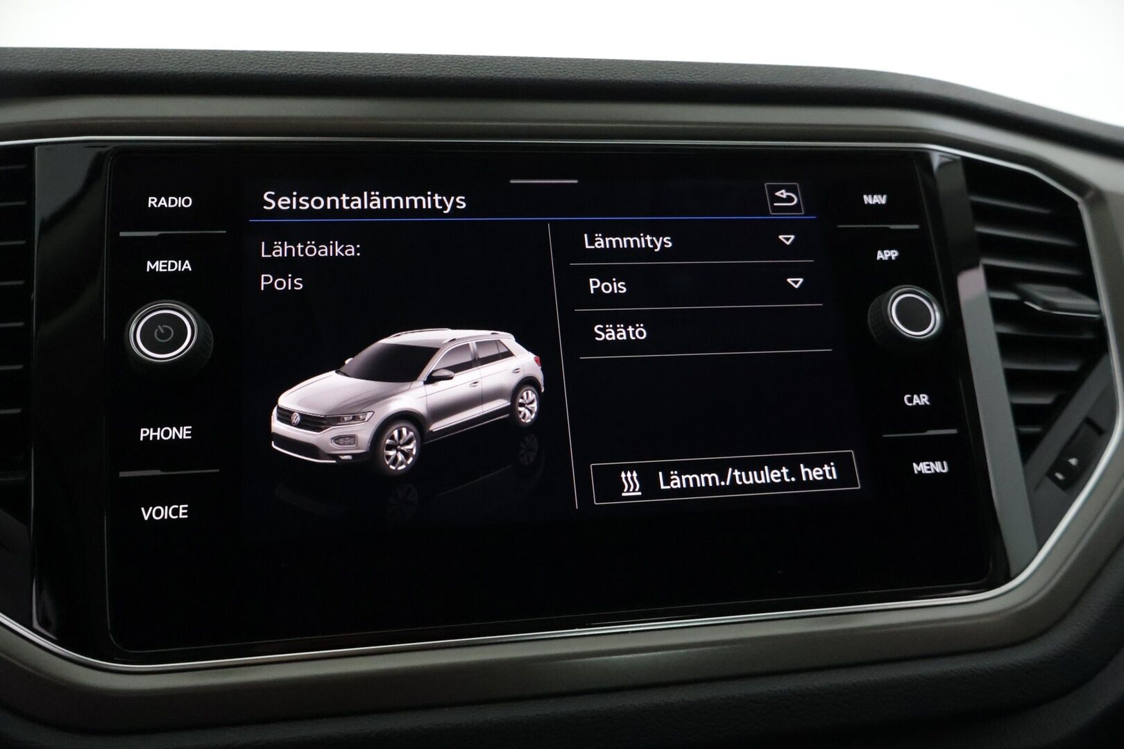 Volkswagen T-Roc 2020 Style 1,5 TSI EVO 110 kW DSG-automaatti ** Webasto / Adapt.vak / Koukku / LaneAssist / LED / AppConnect / Ratinlämmitys* - 2-omisteinen Suomi-auto / hyvin varusteltu! - HULLUT VÄLIPÄIVÄT KORKOTARJOUS 2,49%