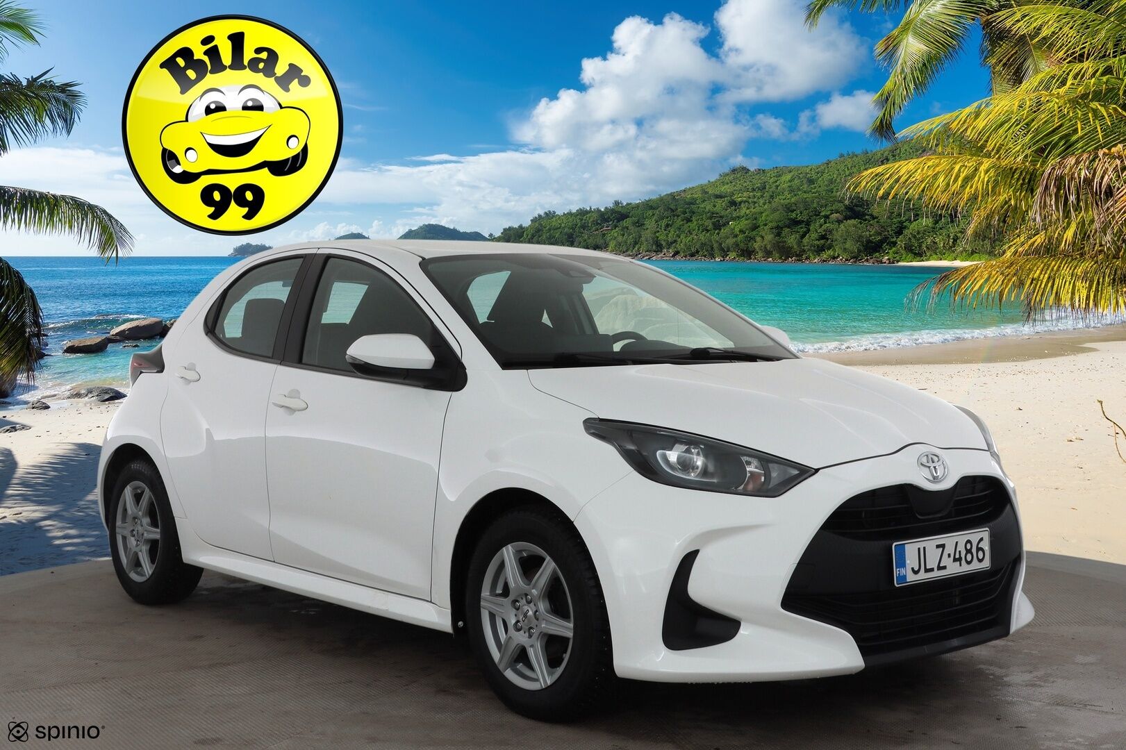 Toyota Yaris 2021 1,0 VVT-i Life * 1.Om Suomi-auto / Adapt vakkari / Bluetooth / Kaistavahti / 2xRenkaat * - Talveksi tuoreet Nokian nastat / Taloudellinen käyttöauto / ALV