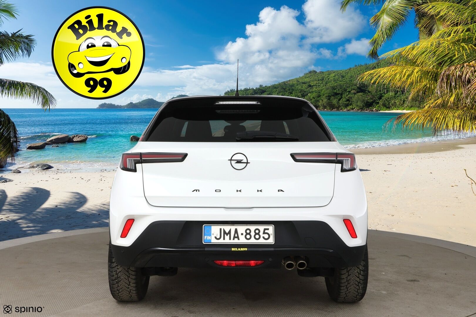 Opel Mokka 2021 GS Line Plus 130 Turbo A / Adapt.vakkari / BLIS / P.kamera / Ajopilotti / Kaistavahti / Tutkat - 1.Om Suomi-auto merkkiliikkeen huoltohistorialla!