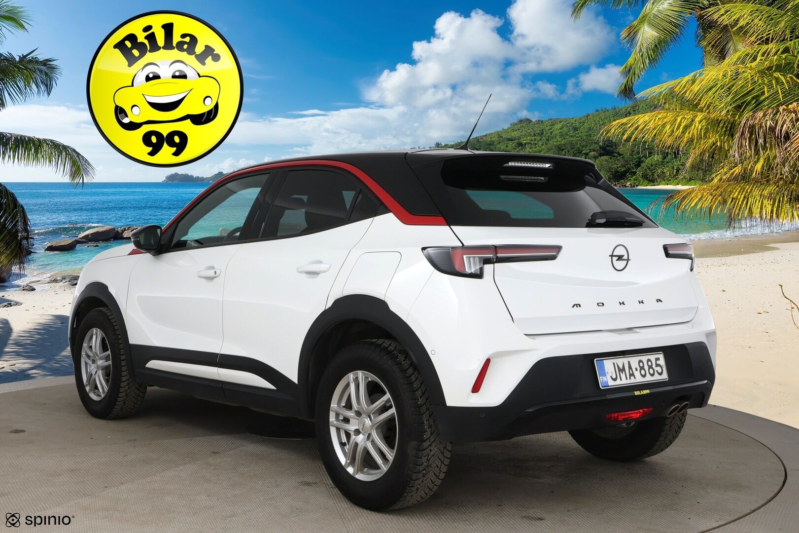 Opel Mokka 2021 GS Line Plus 130 Turbo A / Adapt.vakkari / BLIS / P.kamera / Ajopilotti / Kaistavahti / Tutkat - 1.Om Suomi-auto merkkiliikkeen huoltohistorialla!