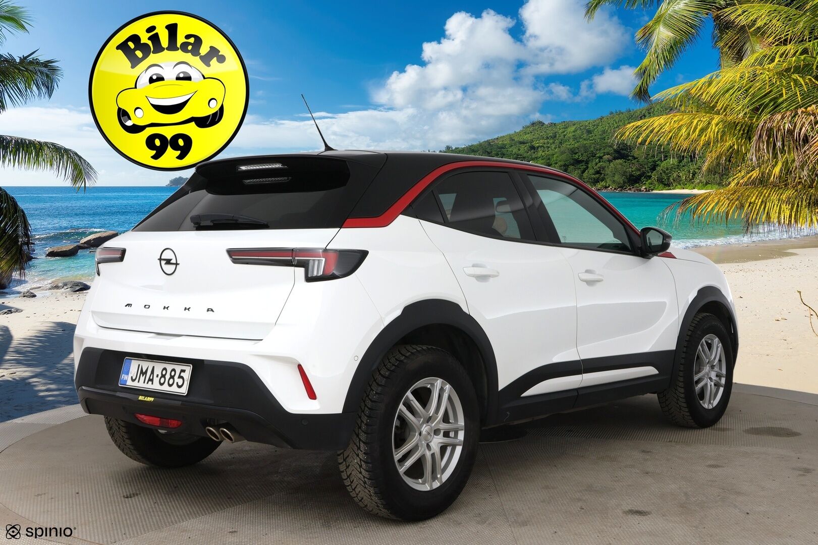 Opel Mokka 2021 GS Line Plus 130 Turbo A / Adapt.vakkari / BLIS / P.kamera / Ajopilotti / Kaistavahti / Tutkat - 1.Om Suomi-auto merkkiliikkeen huoltohistorialla!