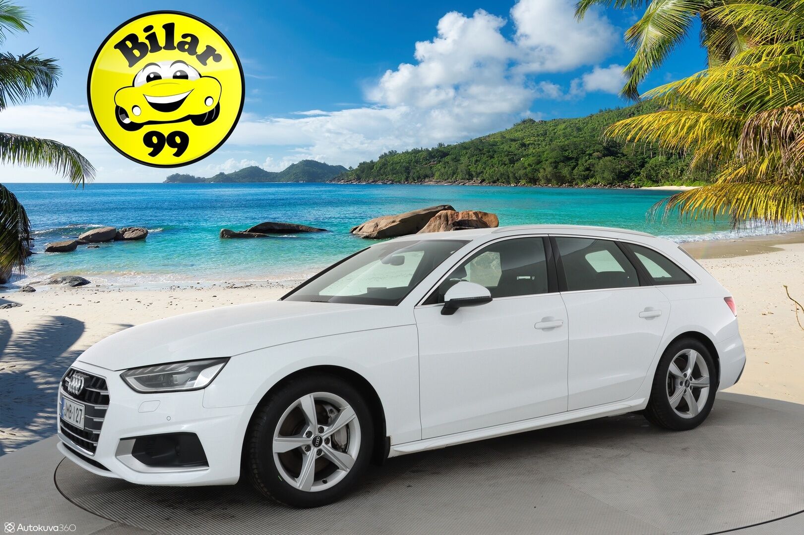 Audi A4 2021 Avant Business Advanced 45 TFSI 180 kW MHEV quattro S tronic **B&O / Koukku / Webasto / Adapt.vakkari / P.kamera** - 3,99 % KORKOTARJOUS TÄHÄN AUTOON - 1-om. Suomi-auto / S Line -sisäpaketti / Matrix LED / Apple&Android / Digimittaristo