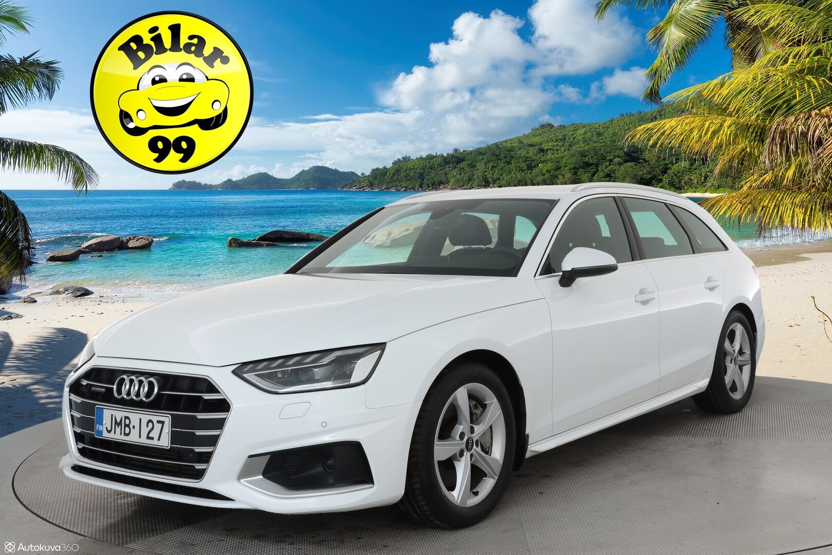 Audi A4 2021 Avant Business Advanced 45 TFSI 180 kW MHEV quattro S tronic **B&O / Koukku / Webasto / Adapt.vakkari / P.kamera** - 3,99 % KORKOTARJOUS TÄHÄN AUTOON - 1-om. Suomi-auto / S Line -sisäpaketti / Matrix LED / Apple&Android / Digimittaristo
