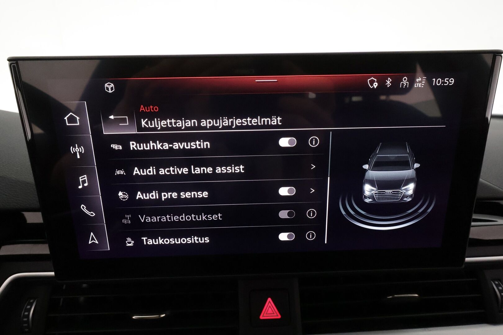 Audi A4 2021 Avant Business Advanced 45 TFSI 180 kW MHEV quattro S tronic **B&O / Koukku / Webasto / Adapt.vakkari / P.kamera** - 3,99 % KORKOTARJOUS TÄHÄN AUTOON - 1-om. Suomi-auto / S Line -sisäpaketti / Matrix LED / Apple&Android / Digimittaristo
