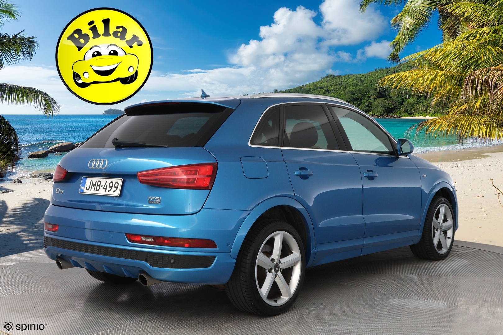 Audi Q3 2015 Land of quattro Edition Plus 2,0 TFSI 162 kW quattro S tronic S Line - Bose | Panoraama | Nahka-Alcantara | Peruutuskamera | BLIS | Navi | Adapt.LED | Lohko&Sisäpistoke | Huippuvarusteet!