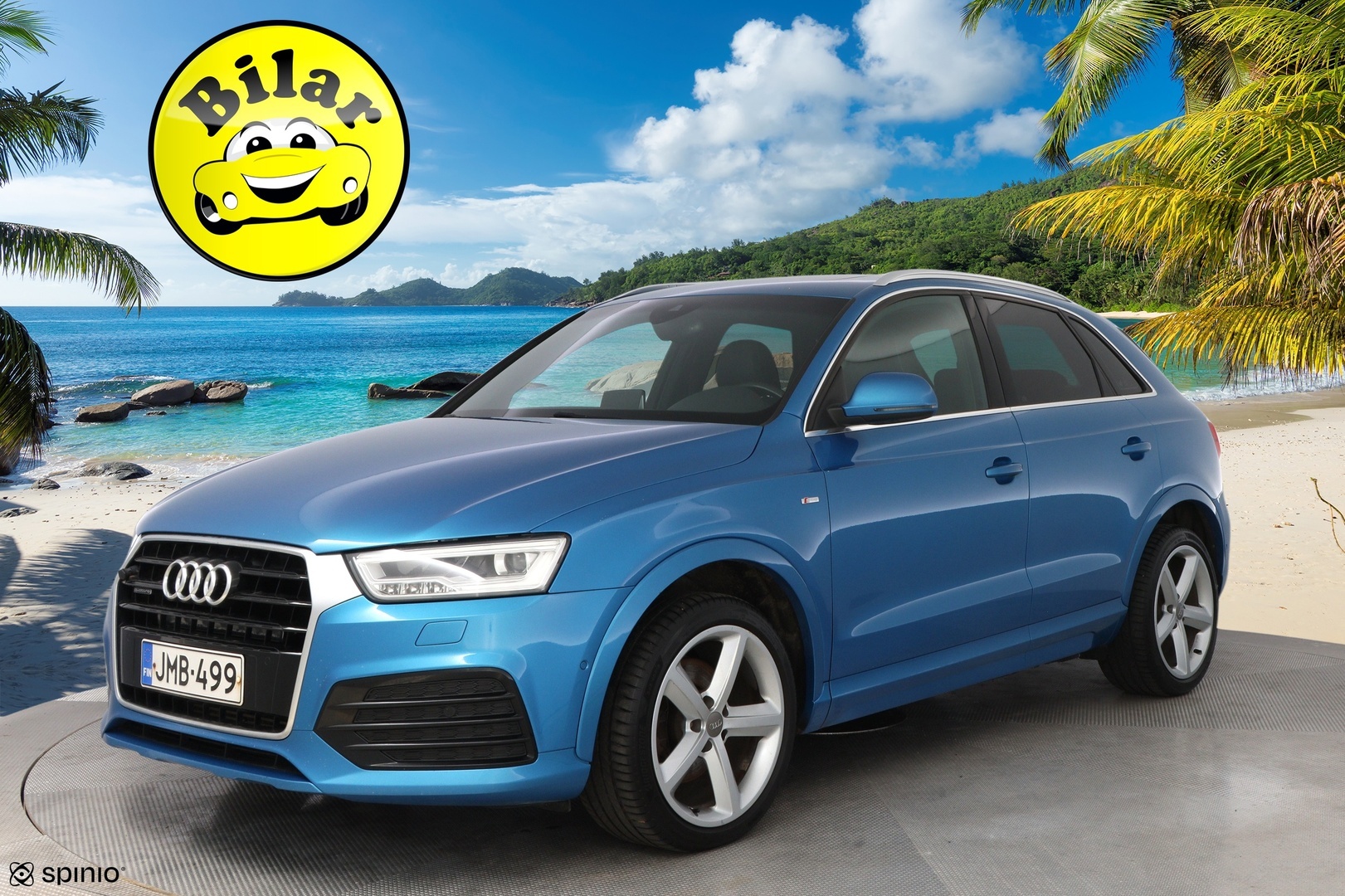 Audi Q3 2015 Land of quattro Edition Plus 2,0 TFSI 162 kW quattro S tronic S Line - Bose | Panoraama | Nahka-Alcantara | Peruutuskamera | BLIS | Navi | Adapt.LED | Lohko&Sisäpistoke | Huippuvarusteet!